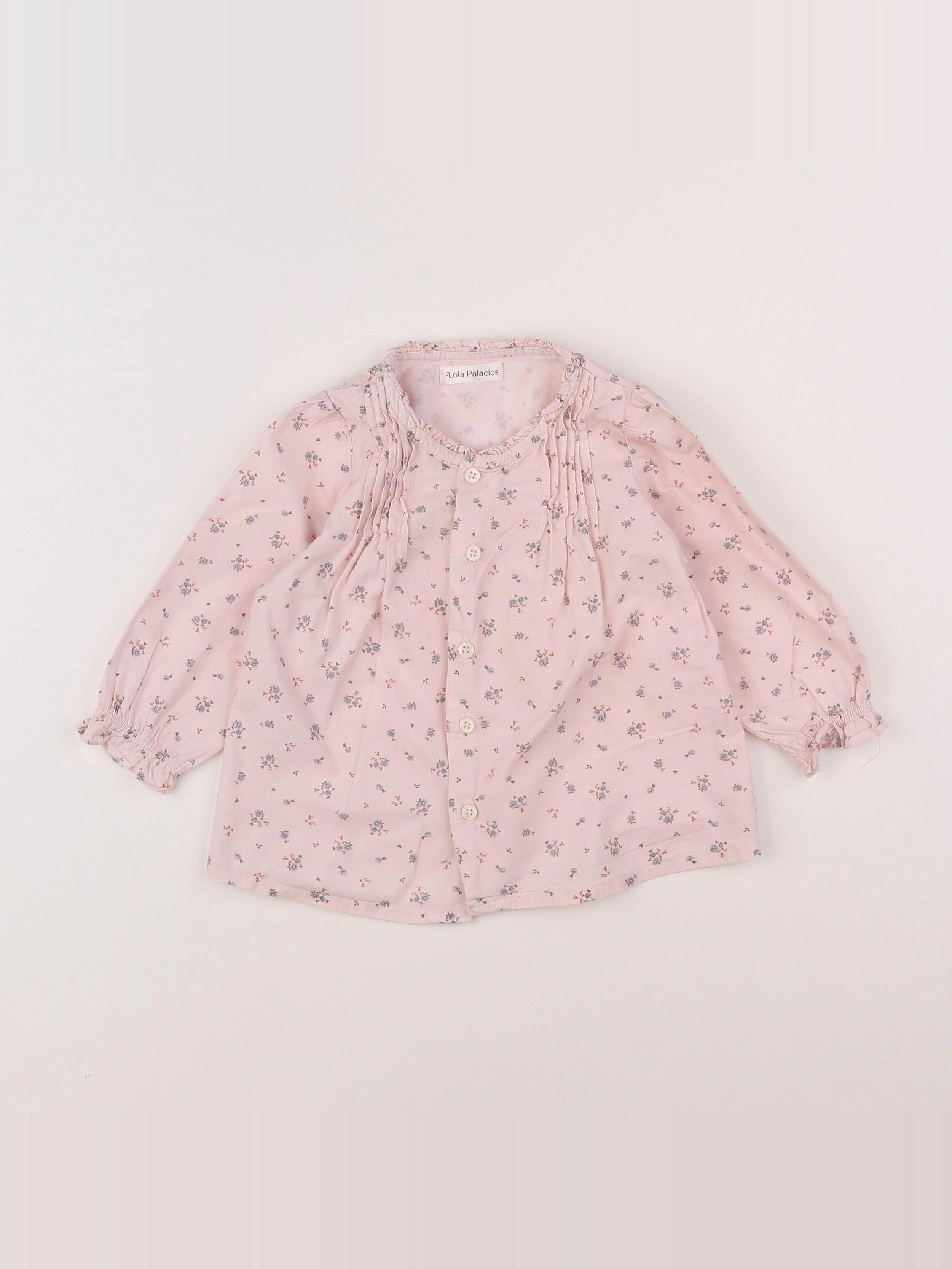 Lola Palacios - blouse rose - 2 ans