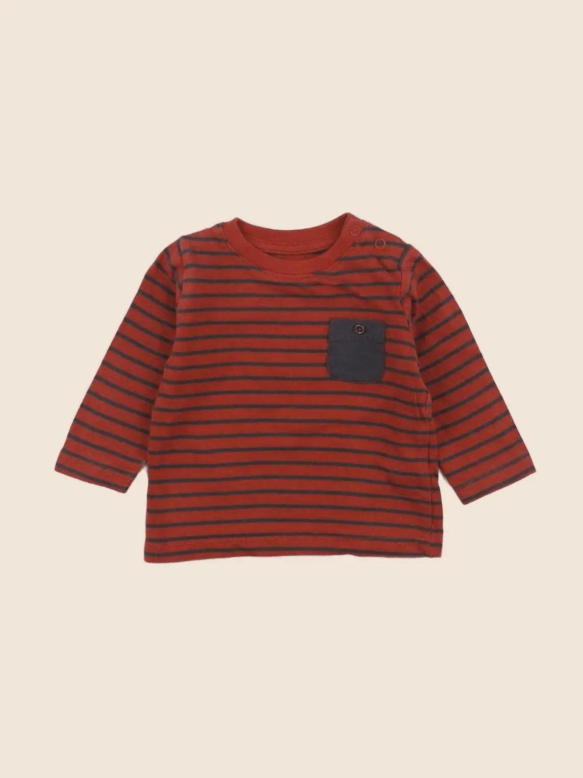 Vertbaudet - tee-shirt orange - 3 mois