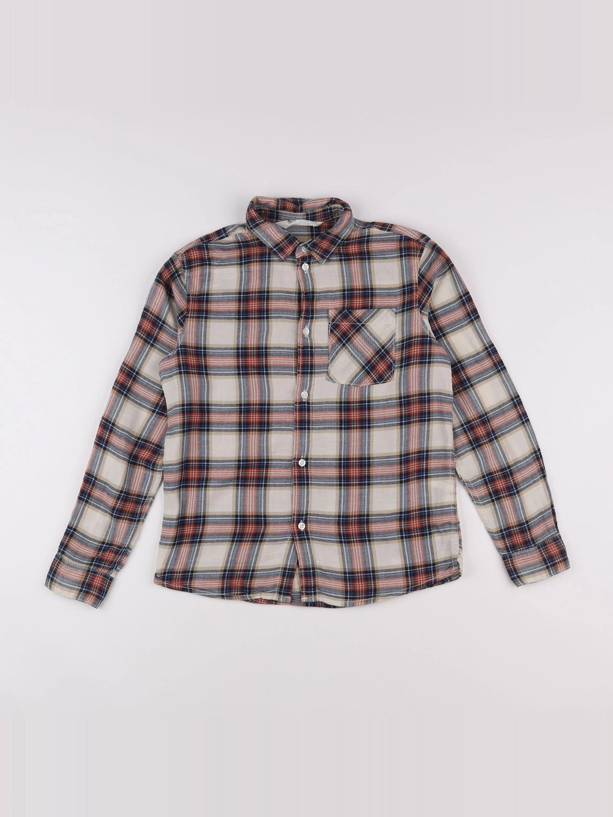 H&M - chemise beige - 9/10 ans