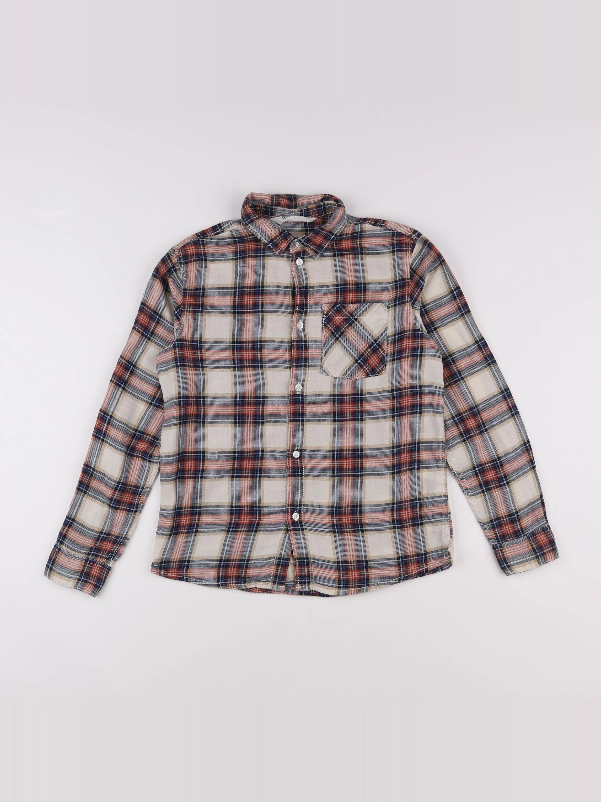 H&M - chemise beige - 9/10 ans