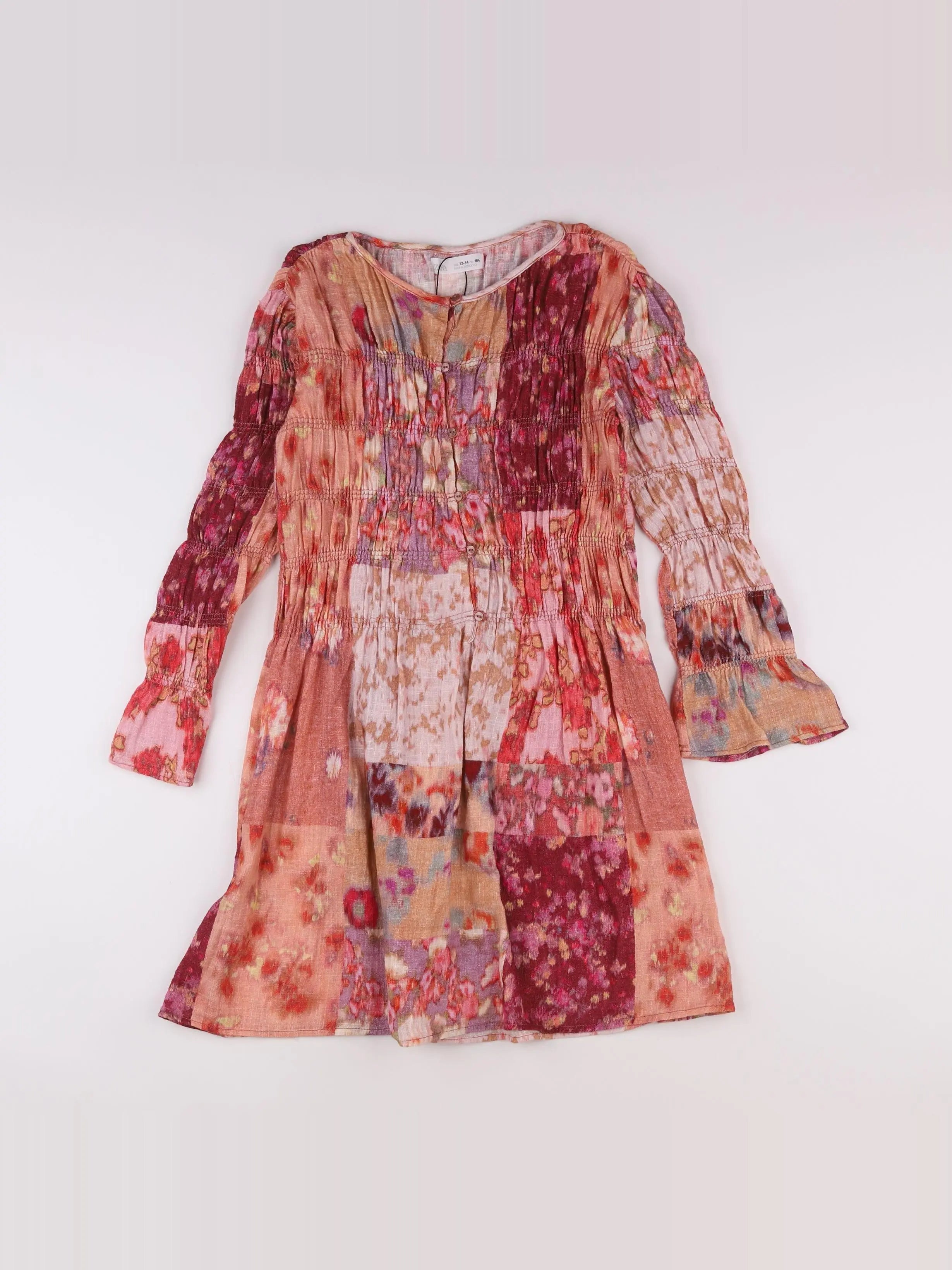 Zara - robe multicolore - 13/14 ans