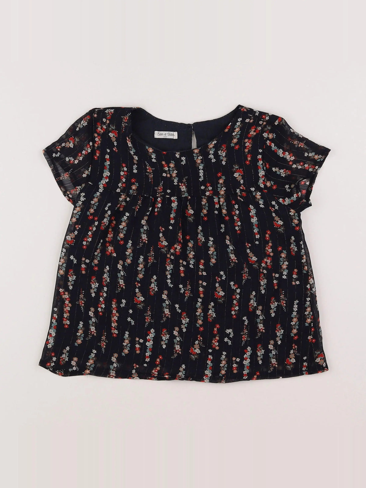 Eden & Victor - blouse bleu - 5 ans