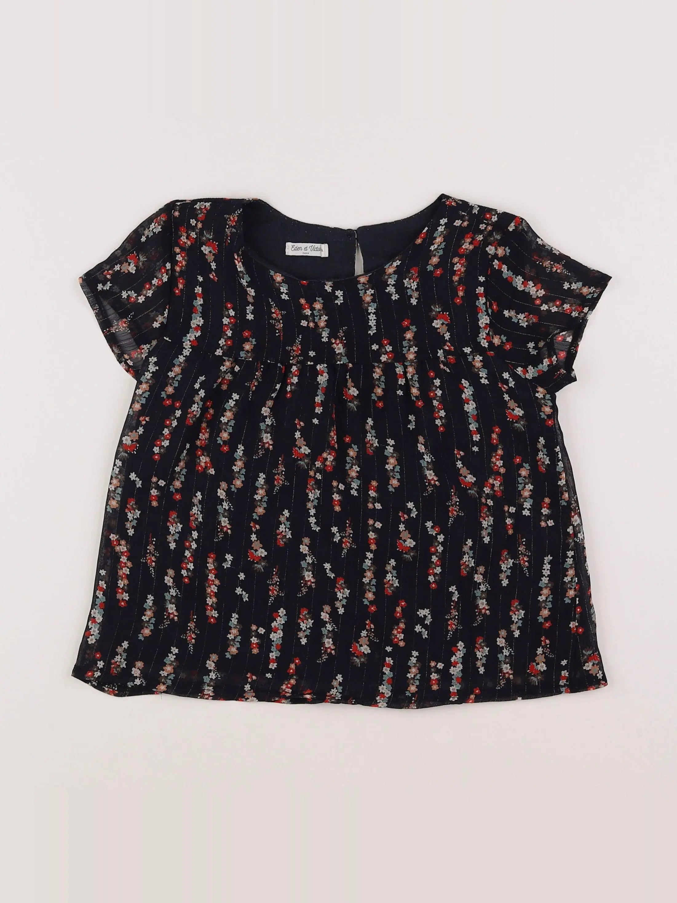 Eden & Victor - blouse bleu - 5 ans