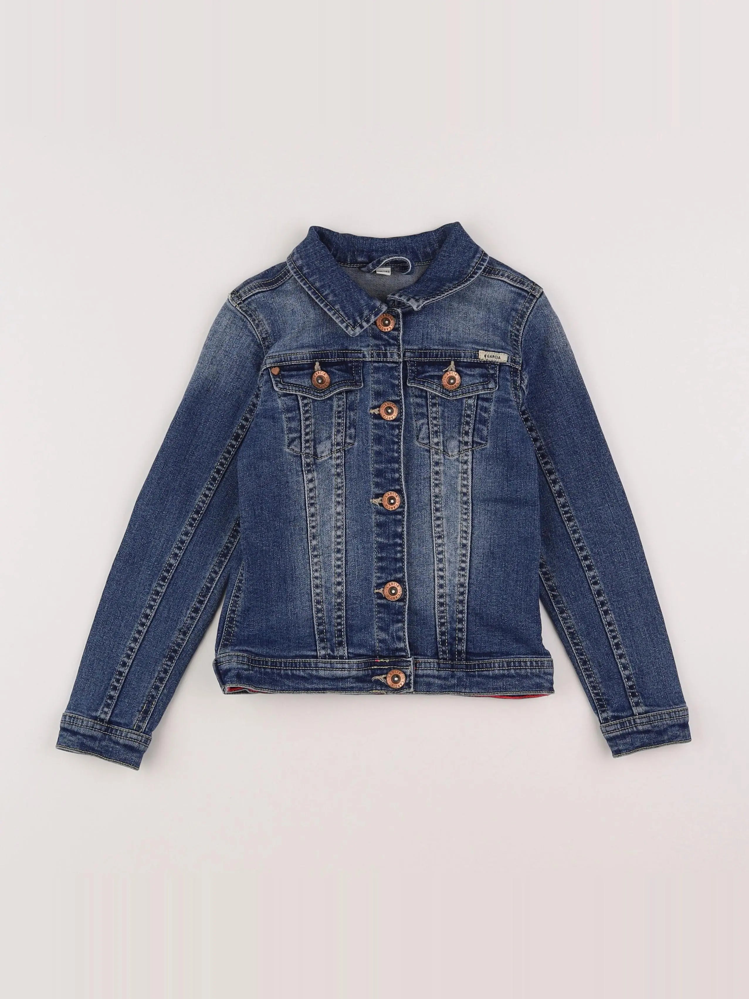 Garcia - veste bleu - 6/7 ans