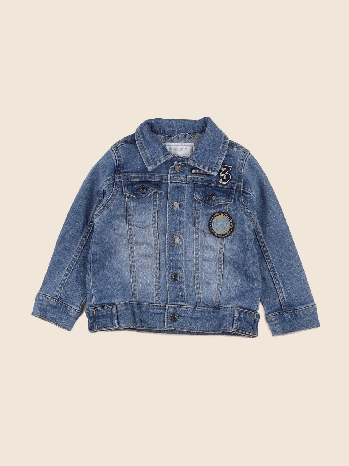 Vertbaudet - veste bleu - 2 ans