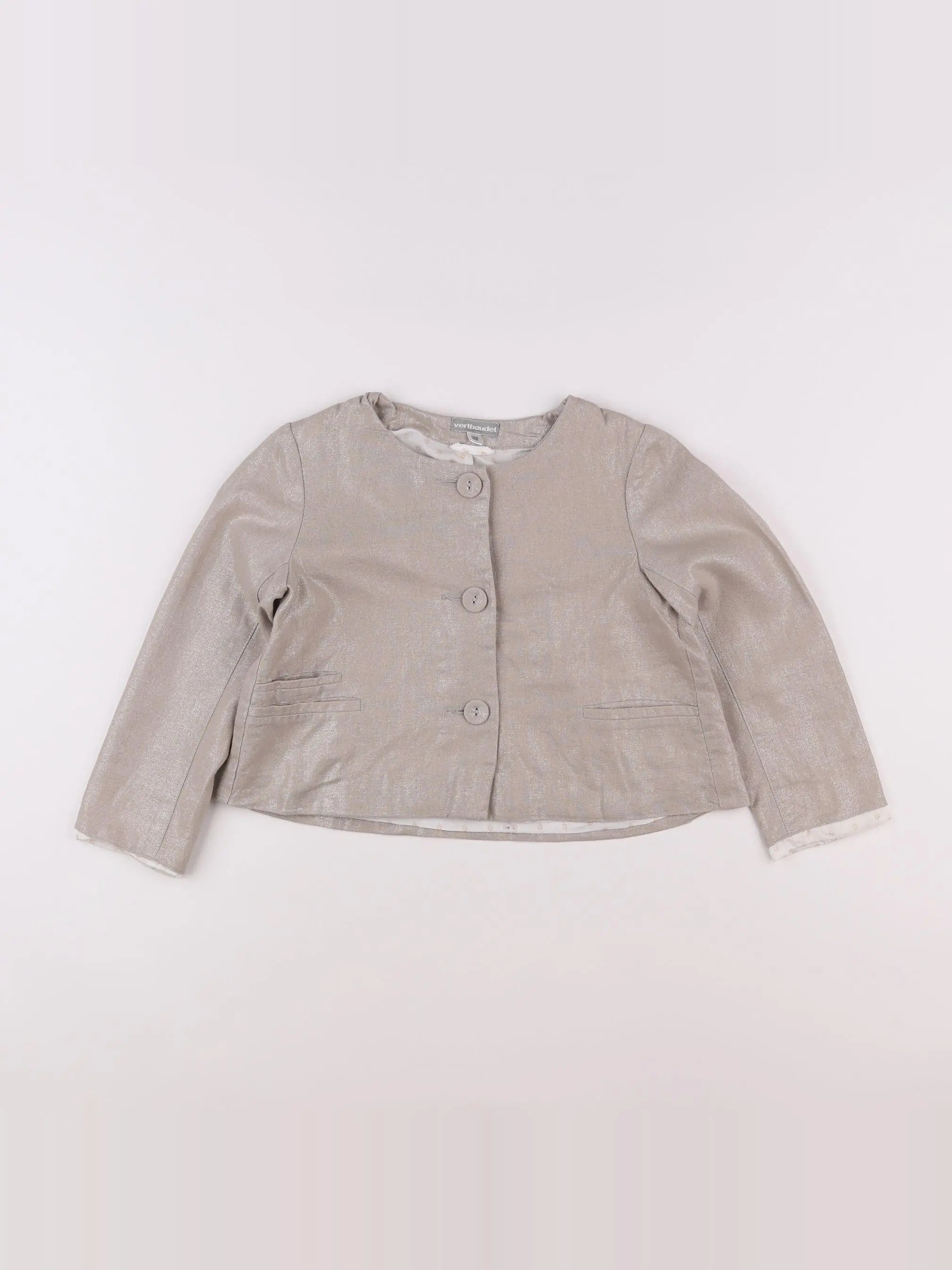 Vertbaudet - veste or - 6 ans