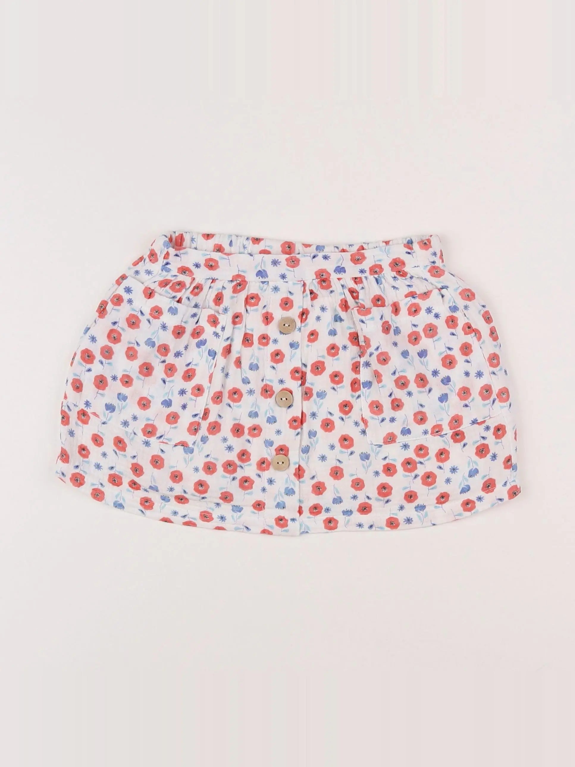 Little Celebs - jupe blanc, rouge - 4 ans