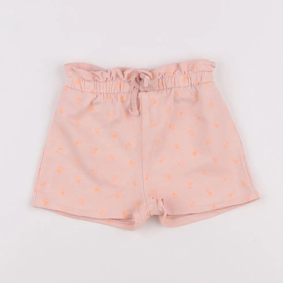 Vertbaudet - short rose - 6 mois