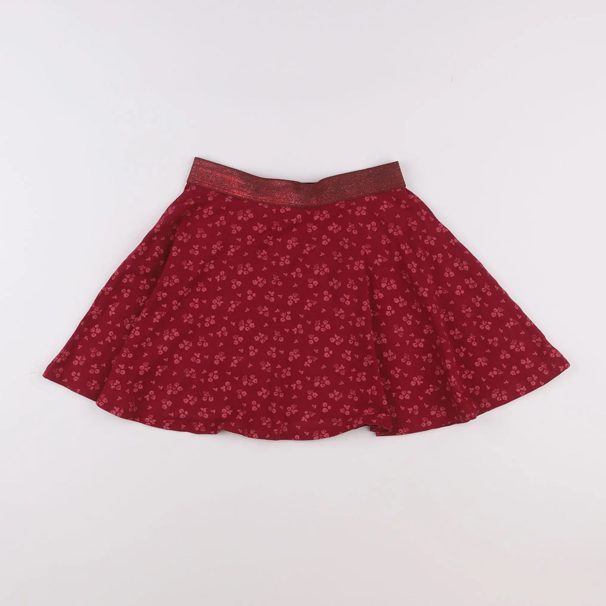 Vertbaudet - jupe rouge - 10 ans