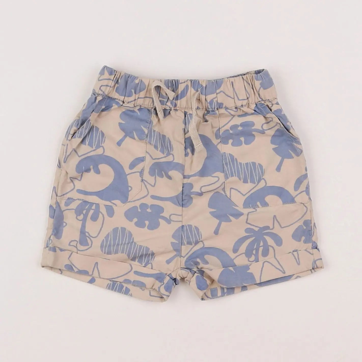 Vertbaudet - short beige - 6 mois