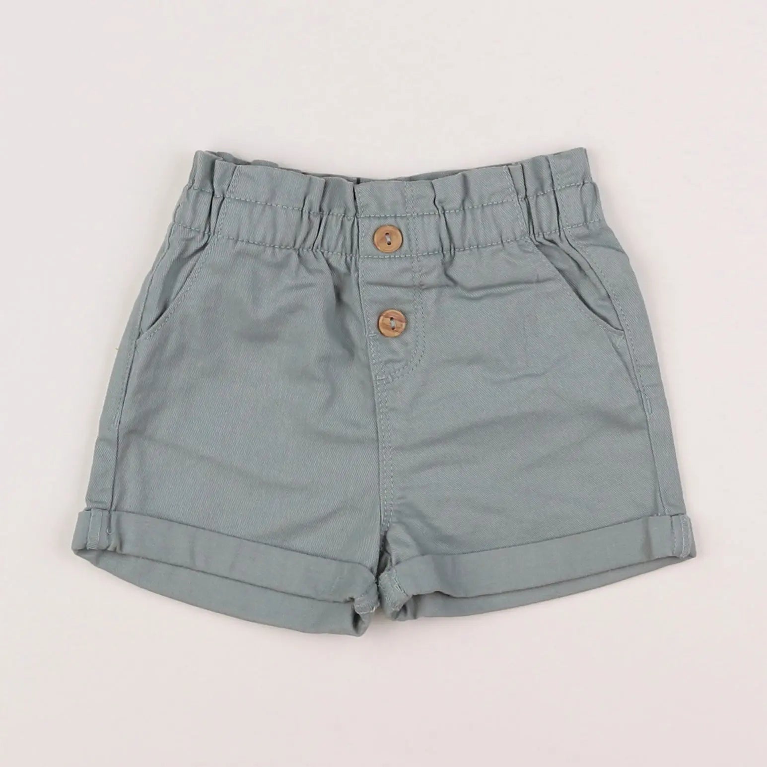 Vertbaudet - short vert - 6 mois