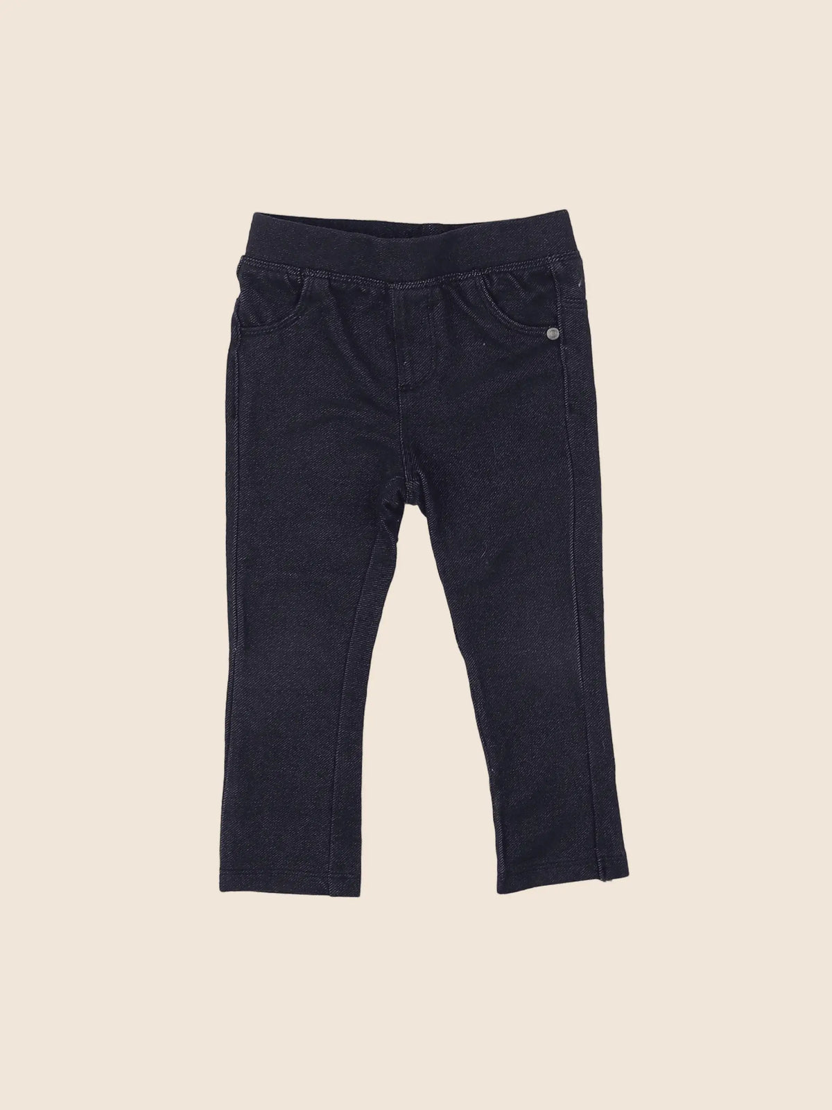 Vertbaudet - jegging bleu - 12 mois