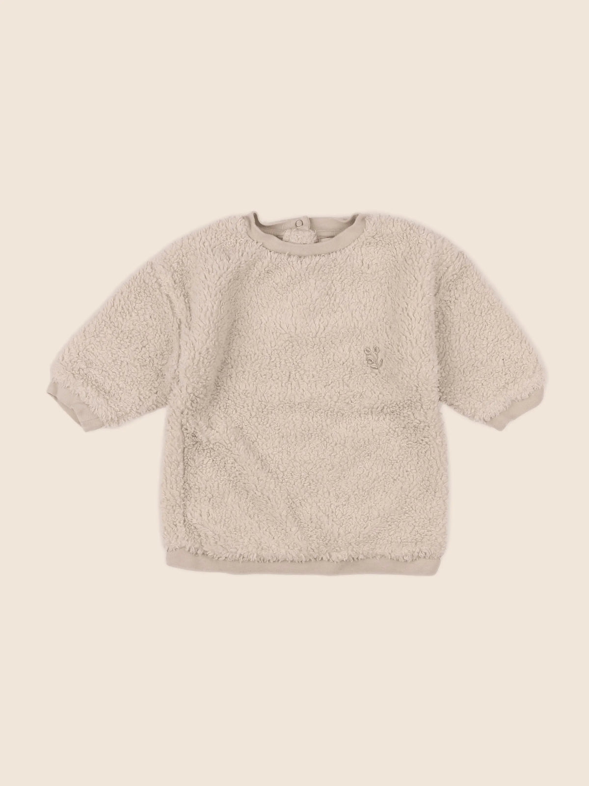 Vertbaudet - robe beige - 12 mois