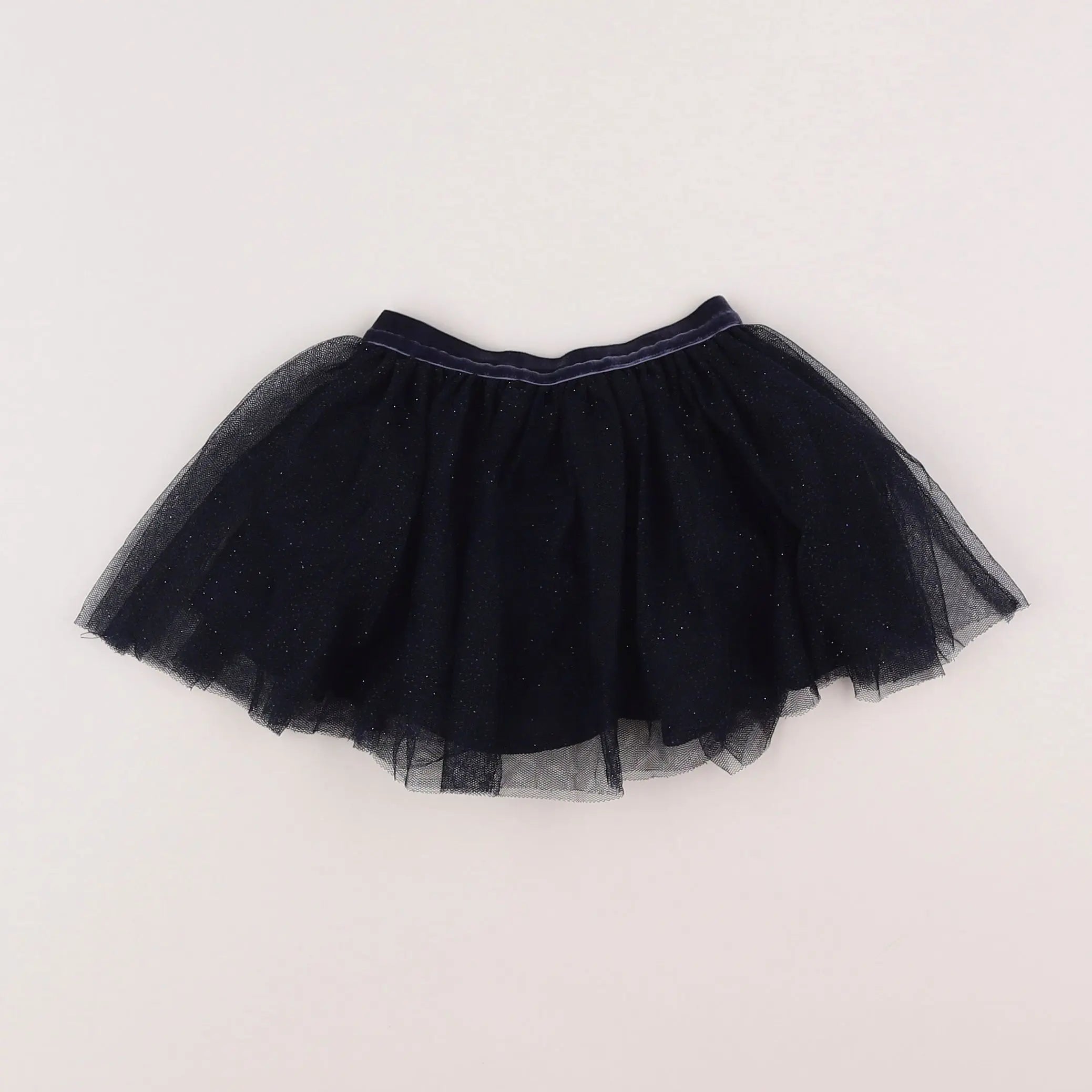 Vertbaudet - jupe bleu - 12 mois