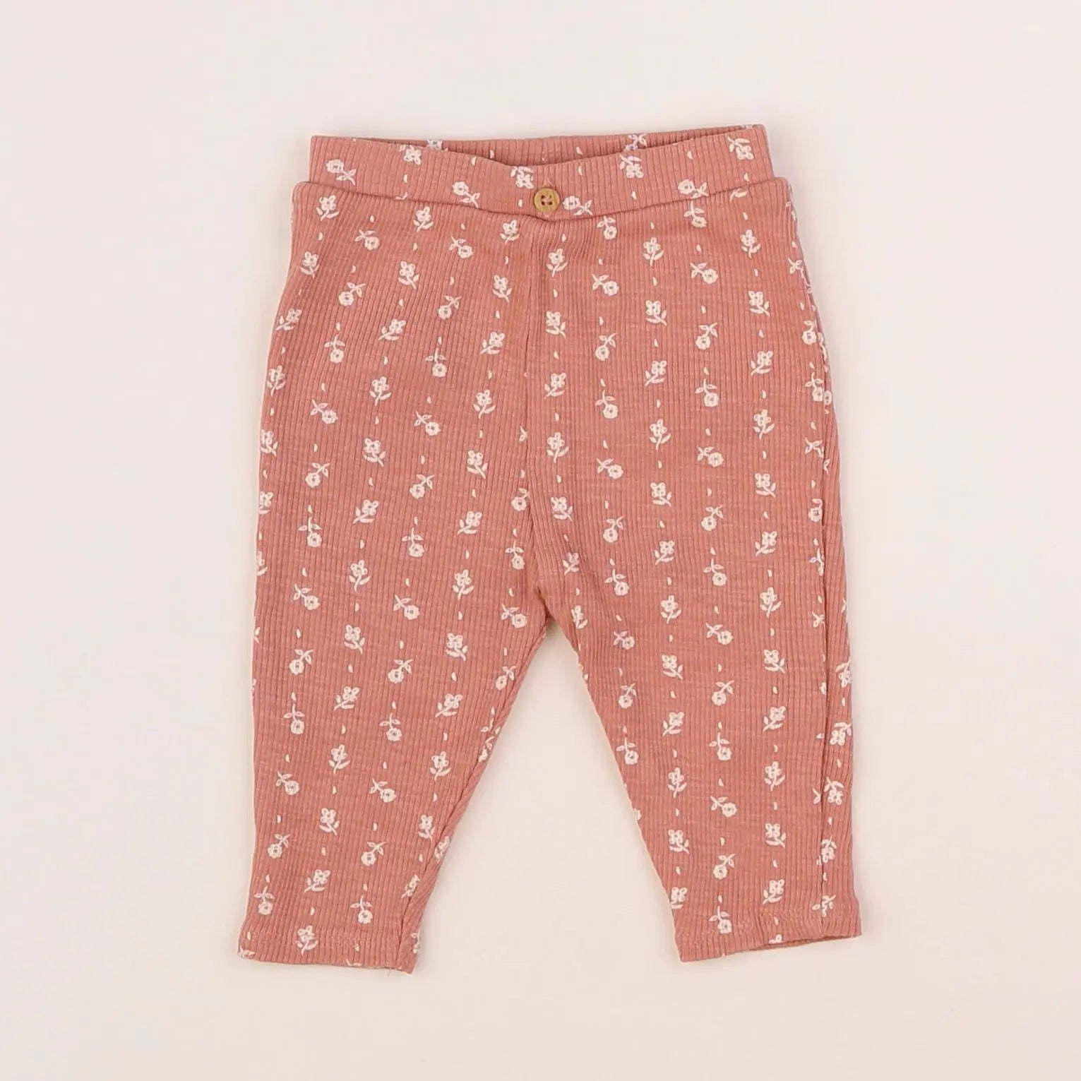 Vertbaudet - legging rose - 3 mois