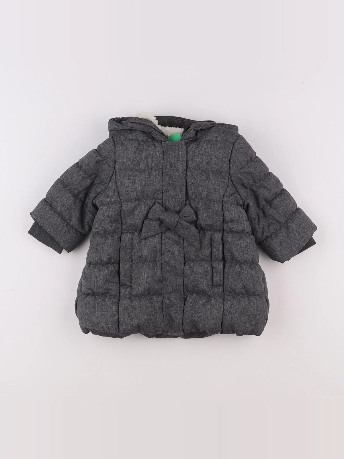 Natalys - doudoune gris - 6 mois