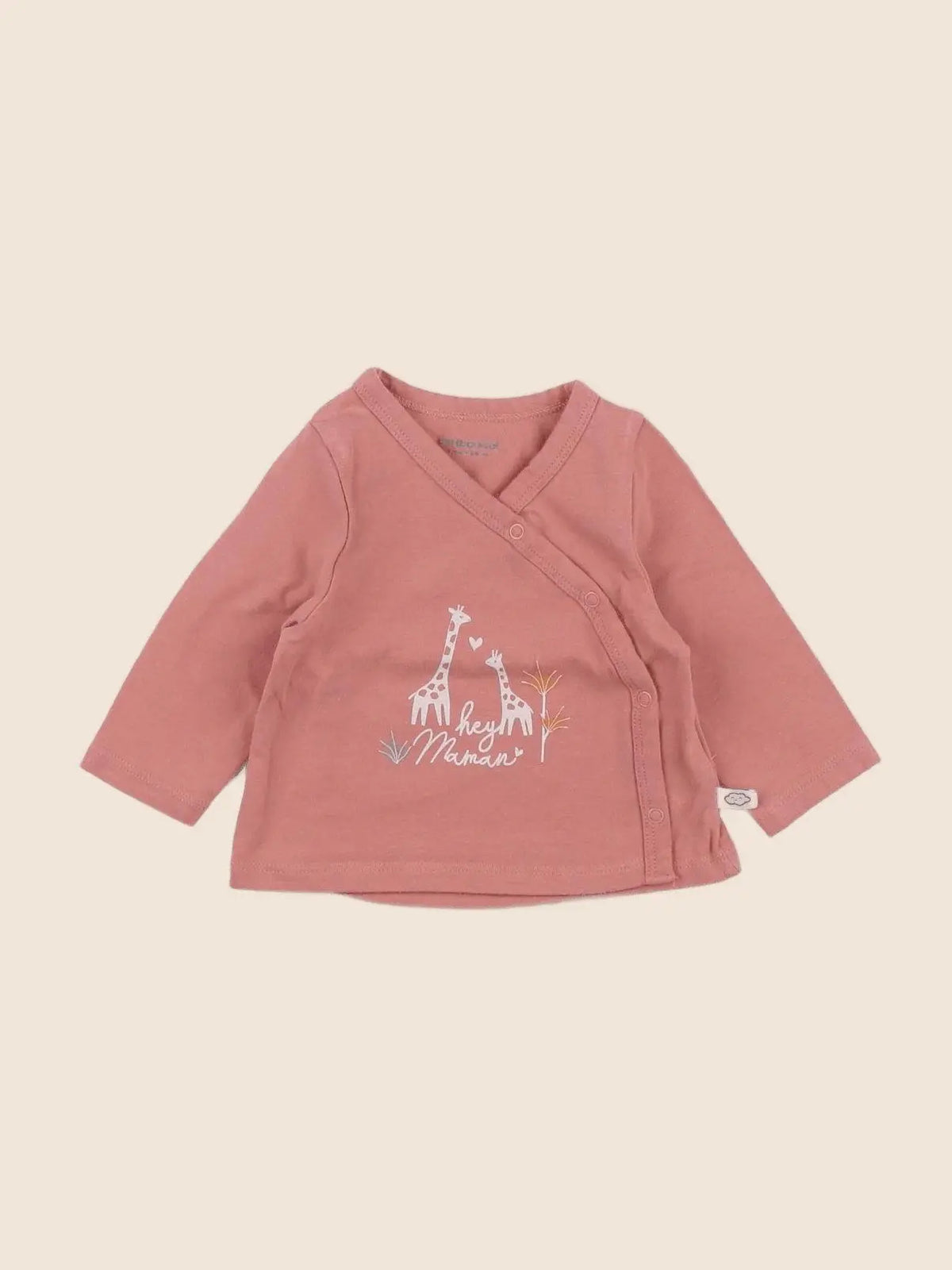 Vertbaudet - tee-shirt rose - 3 mois