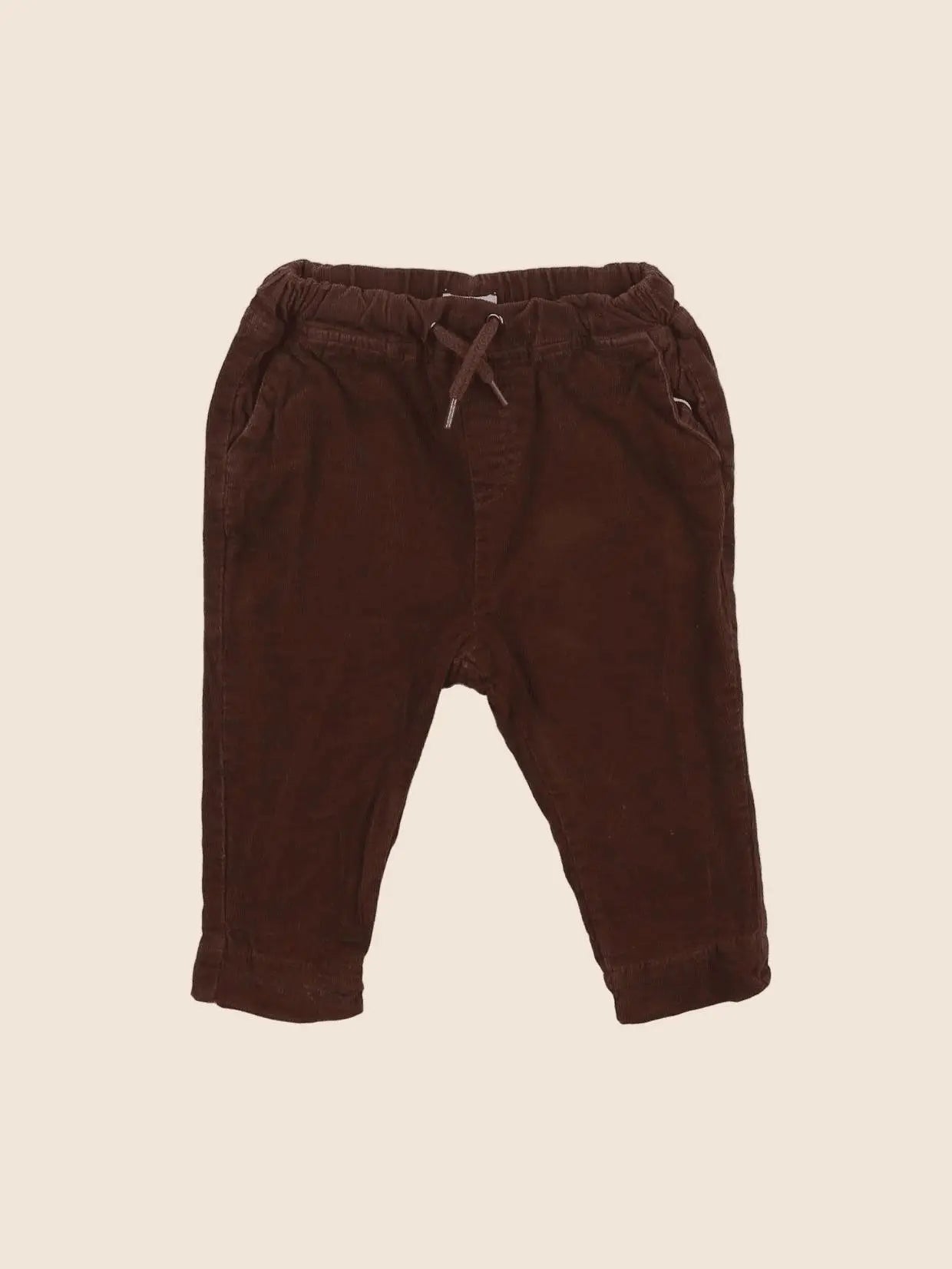 Vertbaudet - pantalon marron - 6 mois