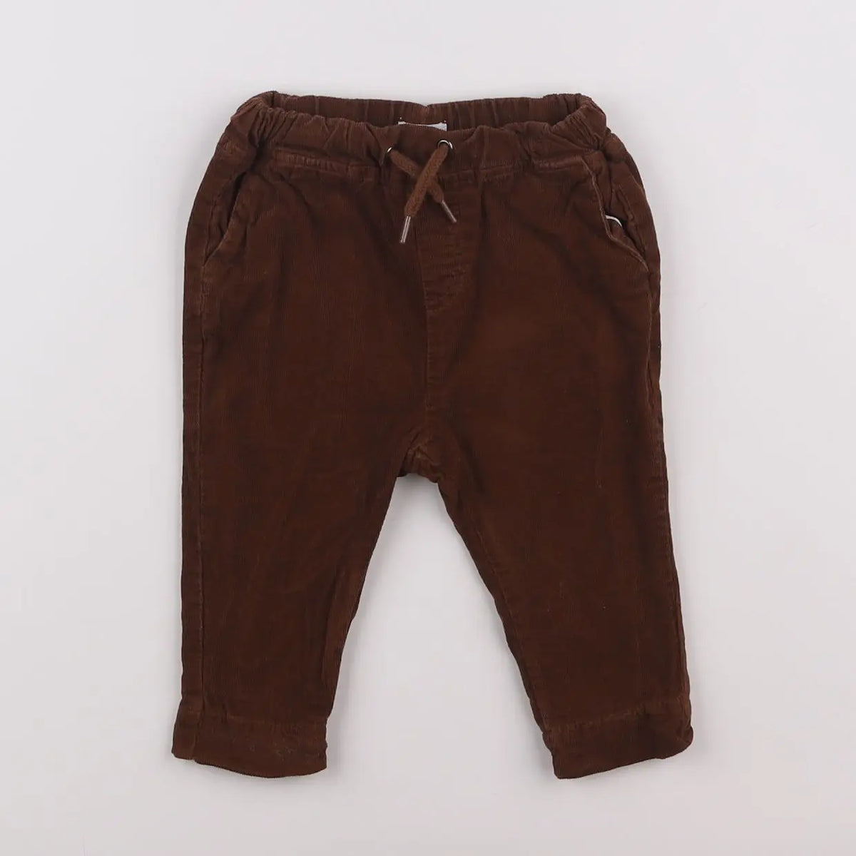 Vertbaudet - pantalon marron - 6 mois