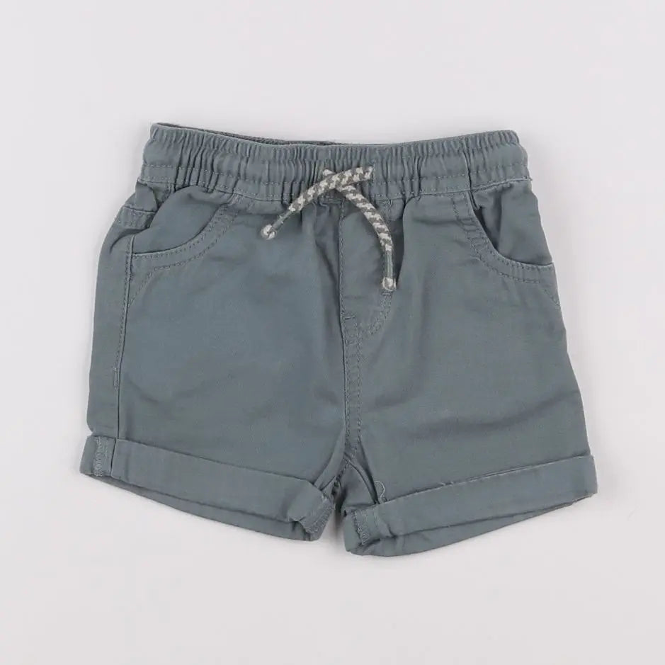 Vertbaudet - short vert - 12 mois