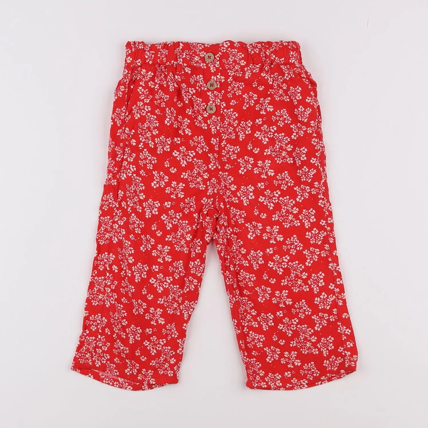 Vertbaudet - pantalon rouge - 14 ans
