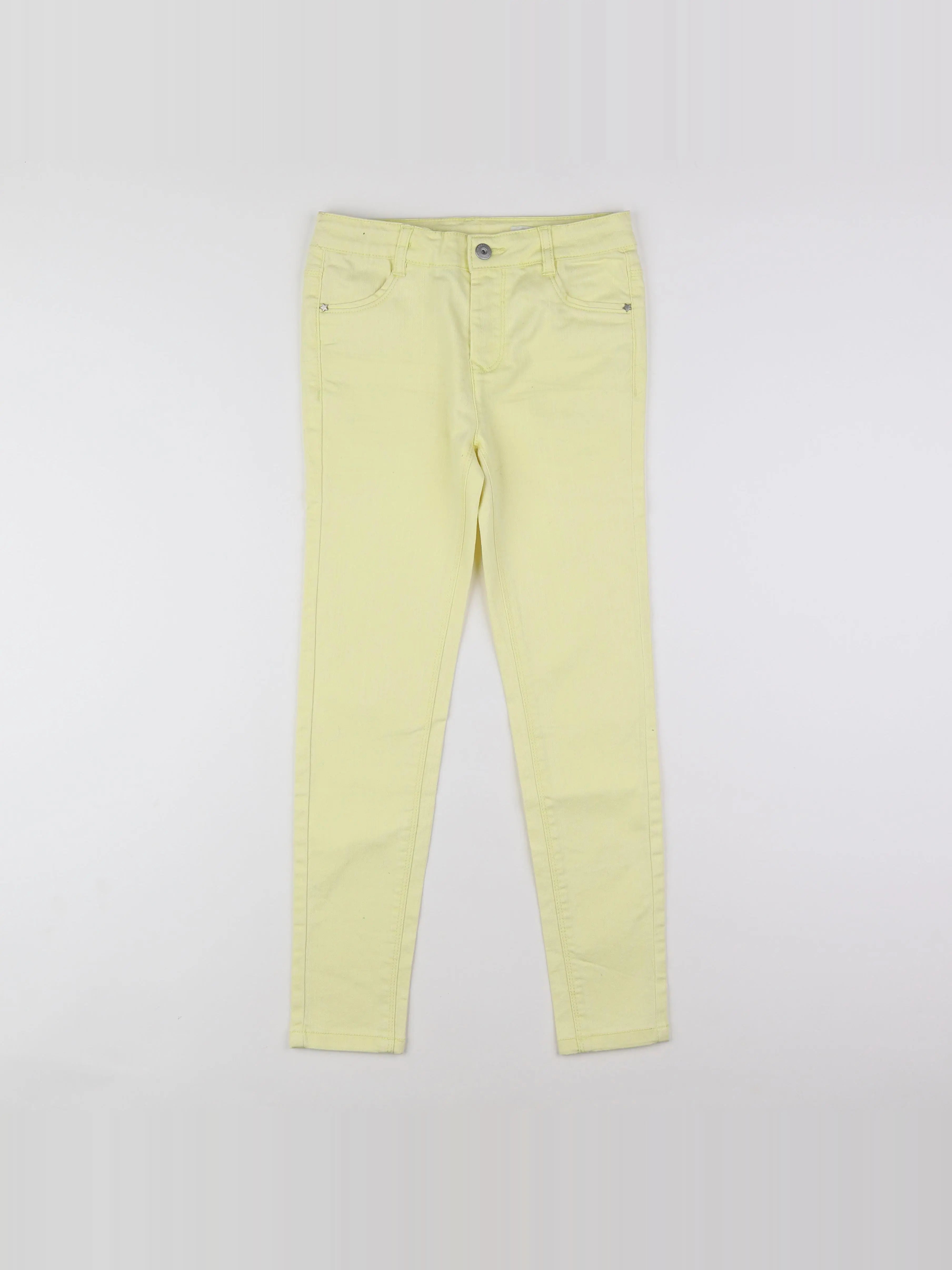 Vertbaudet - pantalon jaune - 9 ans