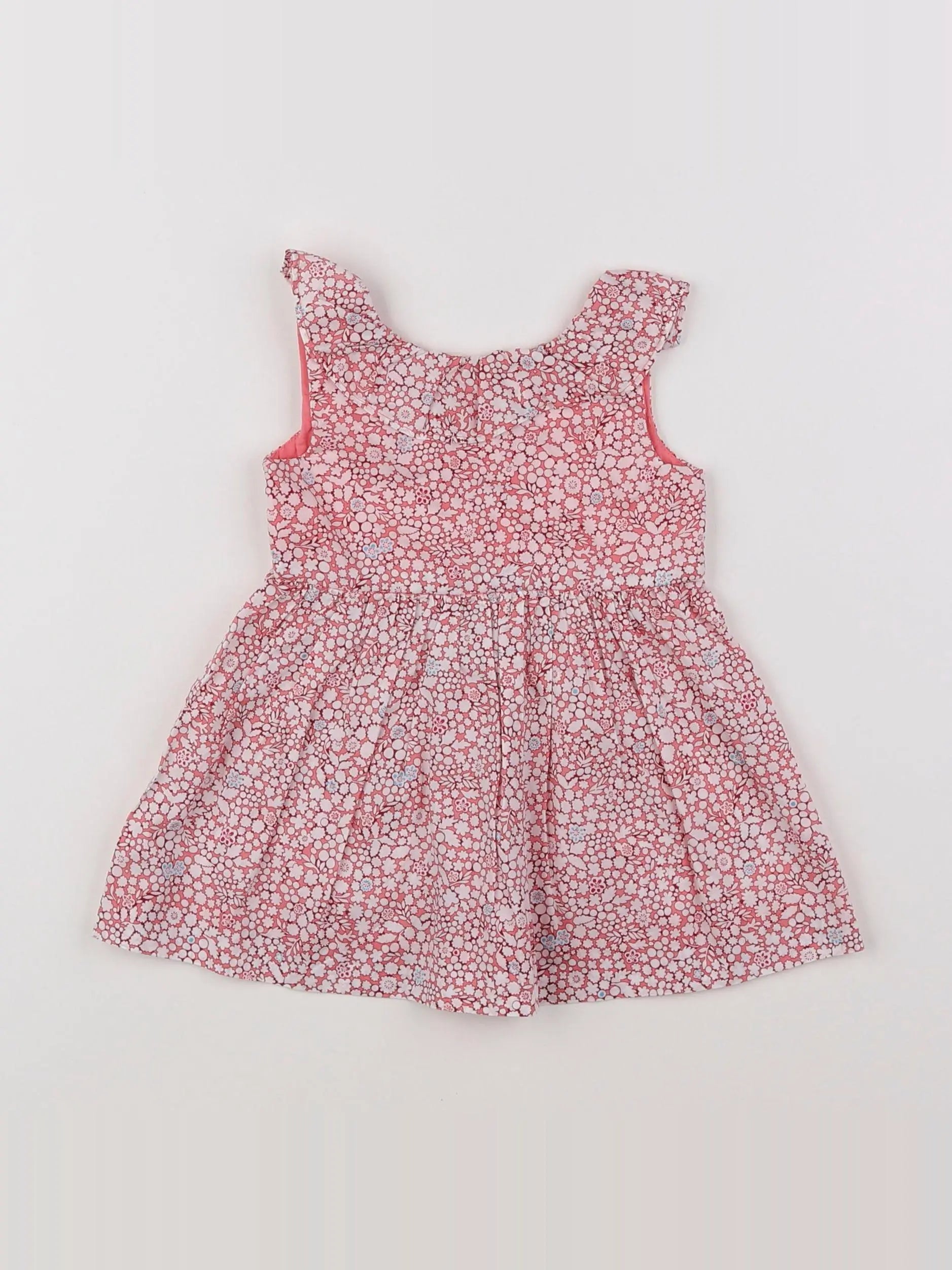 Jacadi - robe rose, blanc - 6 mois