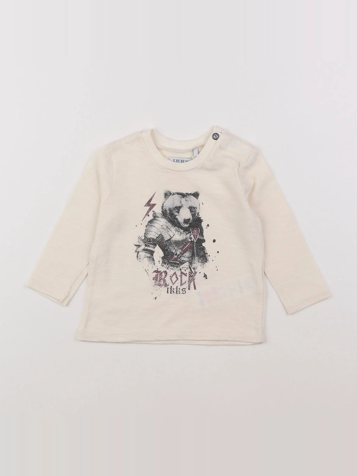 IKKS - tee-shirt beige - 6 mois