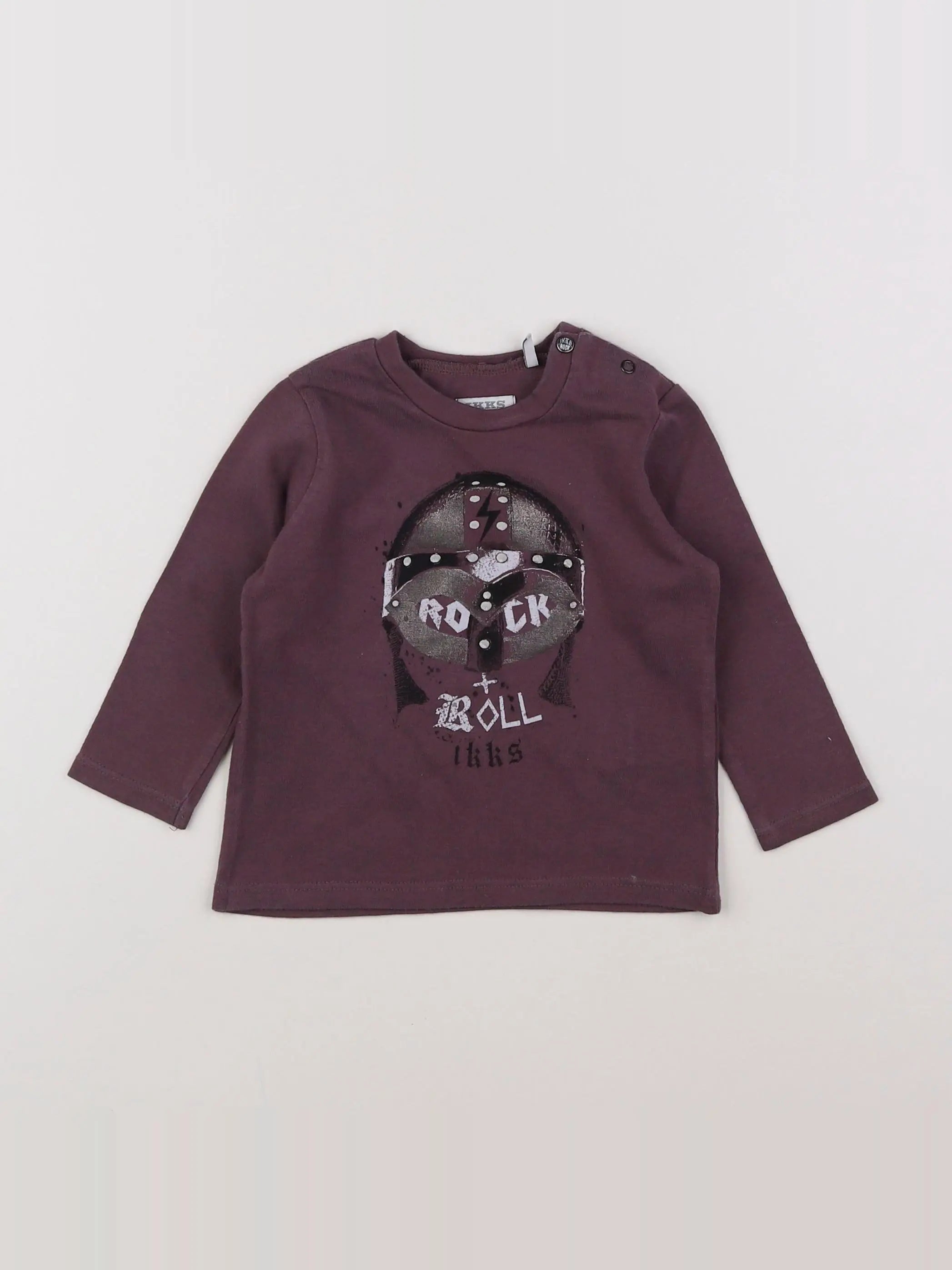 IKKS - tee-shirt violet - 12 mois