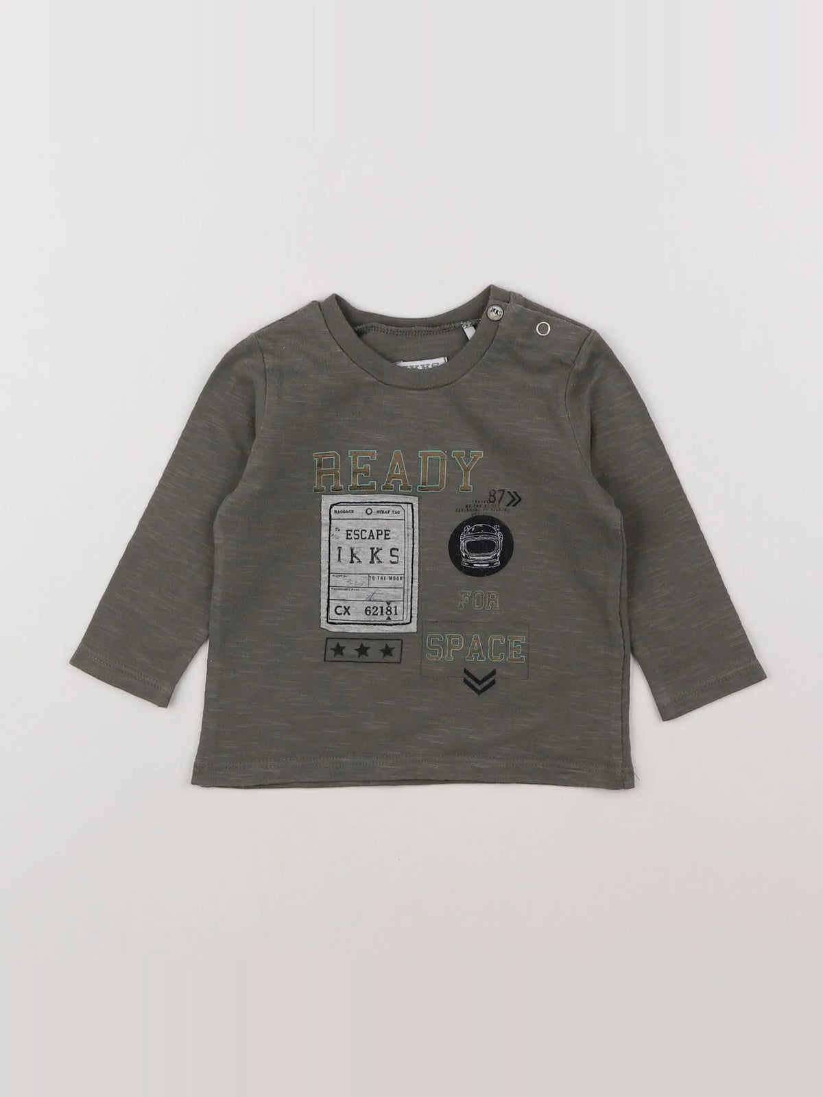 IKKS - tee-shirt vert - 6 mois