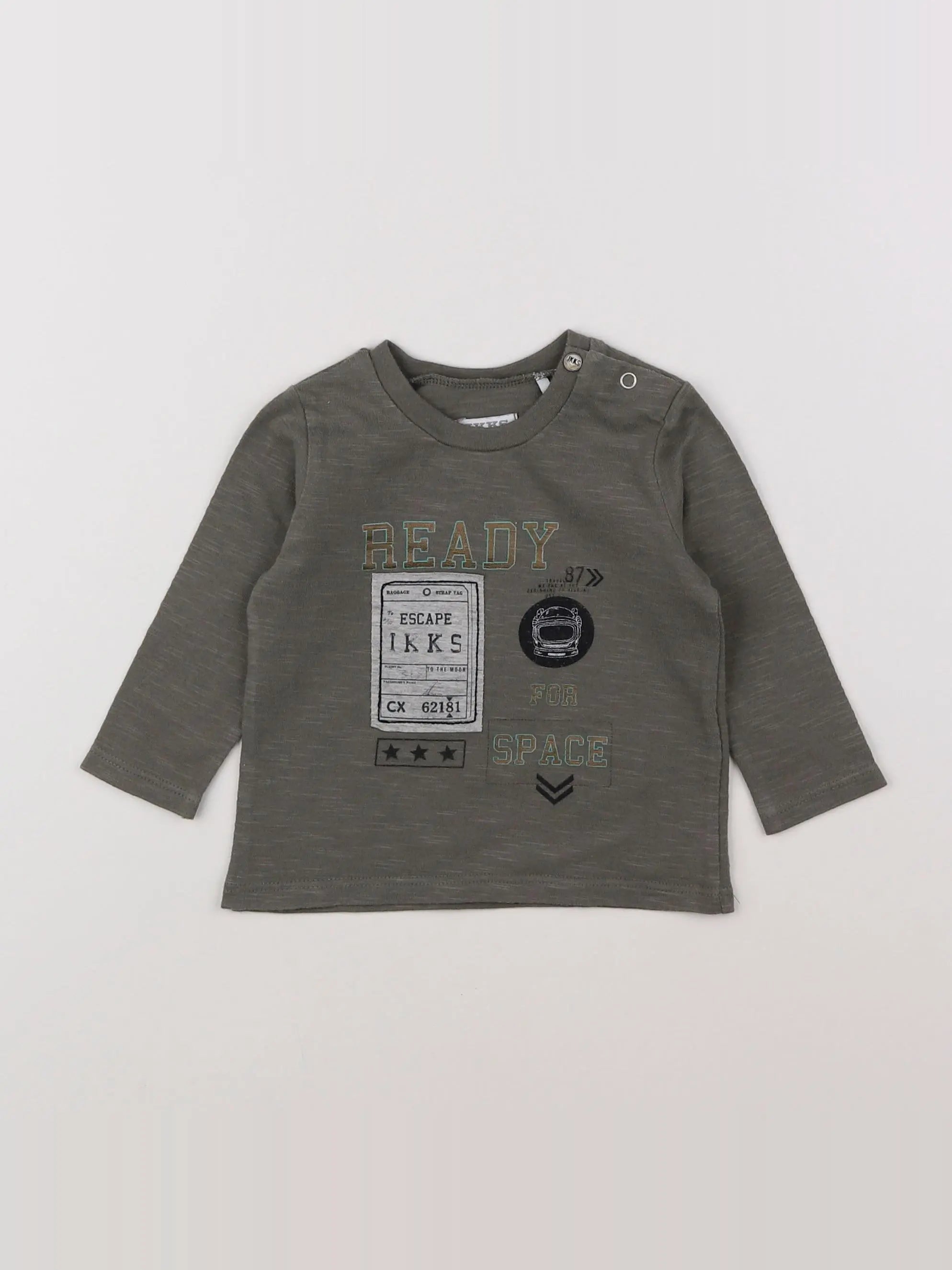 IKKS - tee-shirt vert - 6 mois