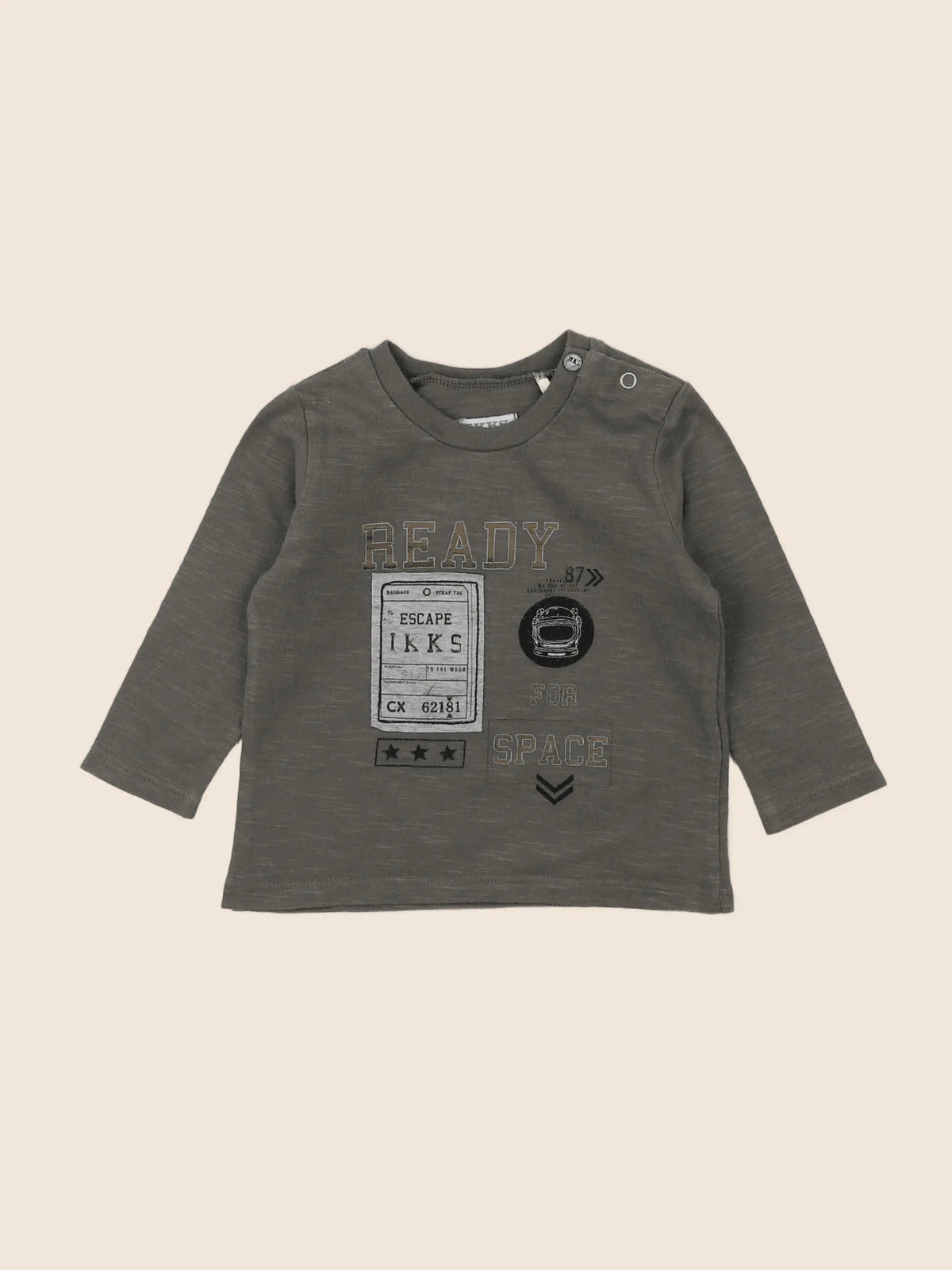 IKKS - tee-shirt vert - 6 mois