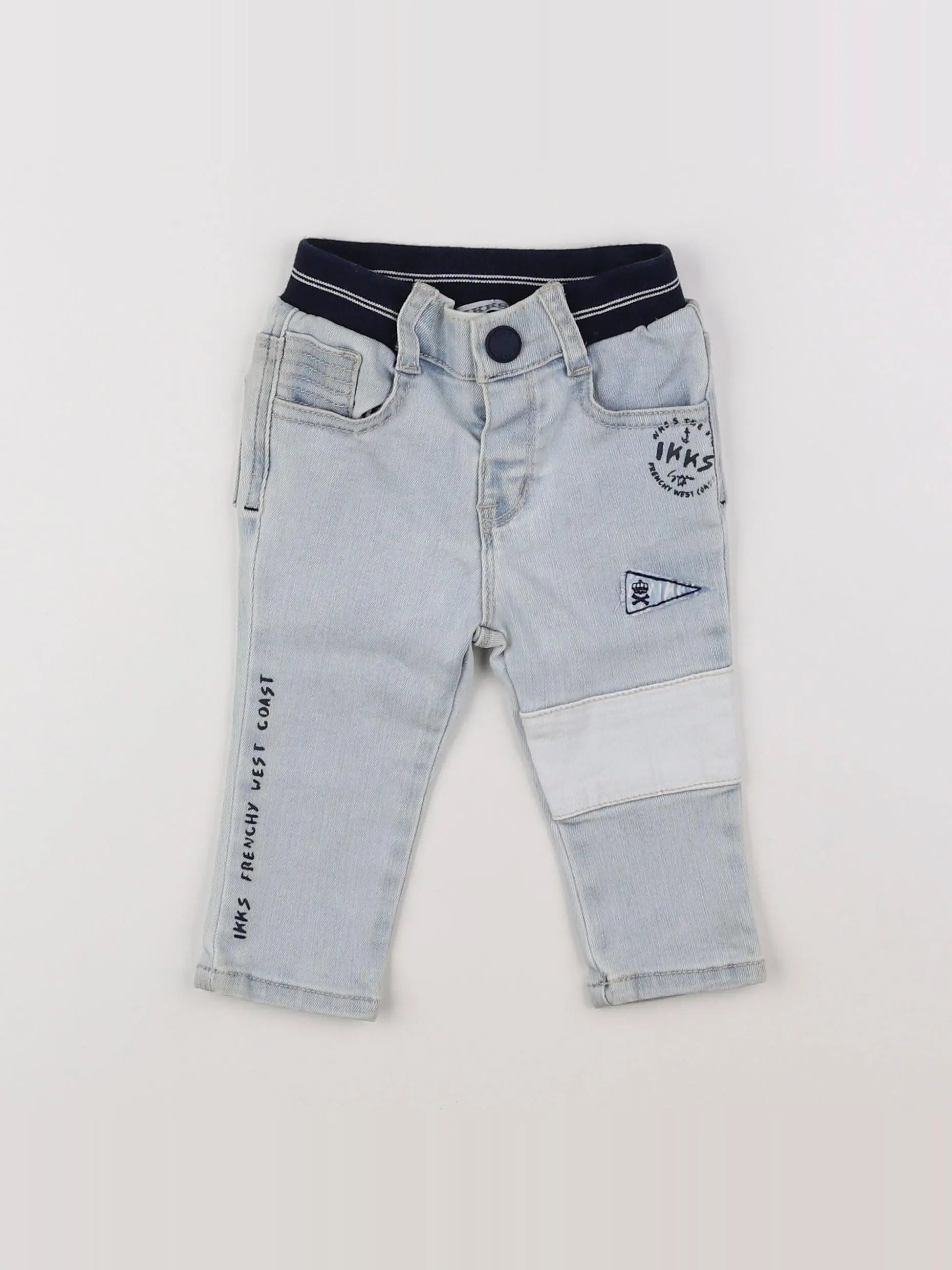 IKKS - jean bleu - 6 mois