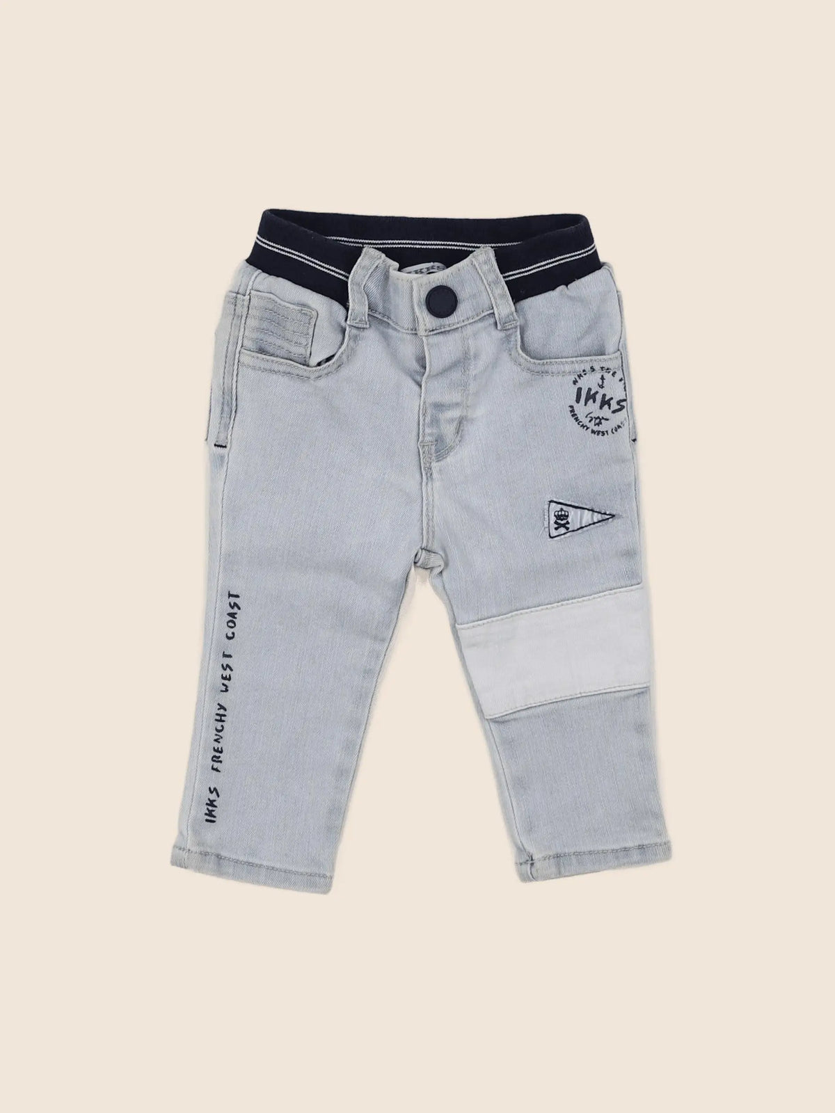 IKKS - jean bleu - 6 mois