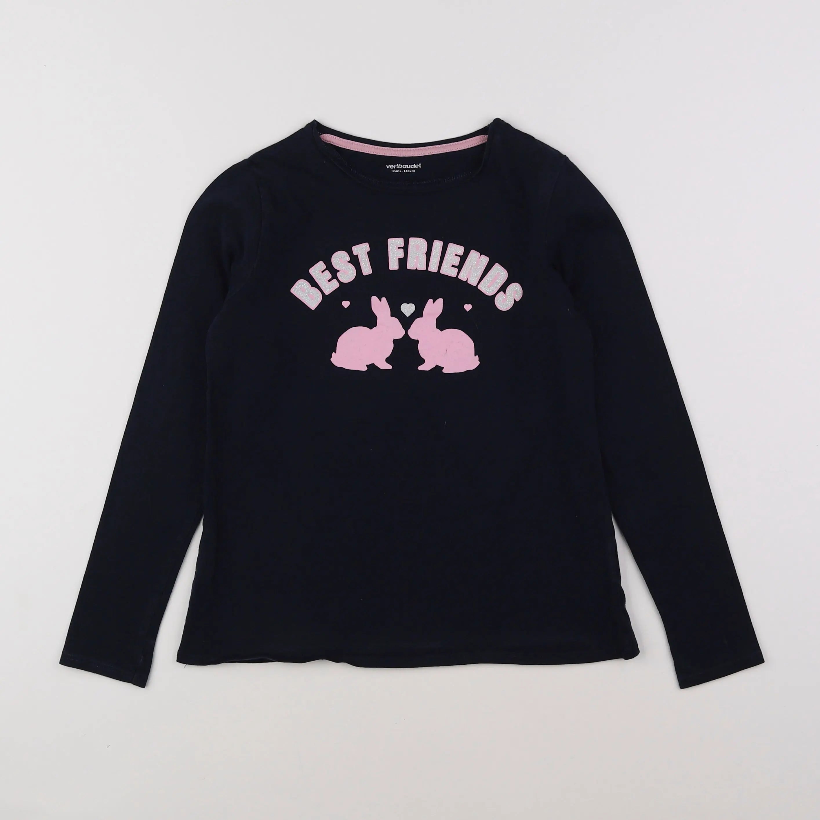 Vertbaudet - tee-shirt bleu - 10 ans