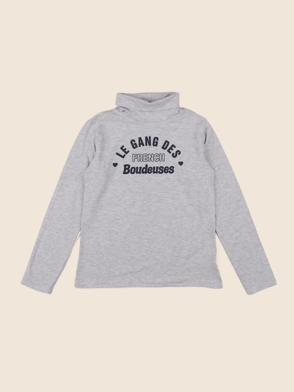Vertbaudet - sous-pull gris - 10 ans