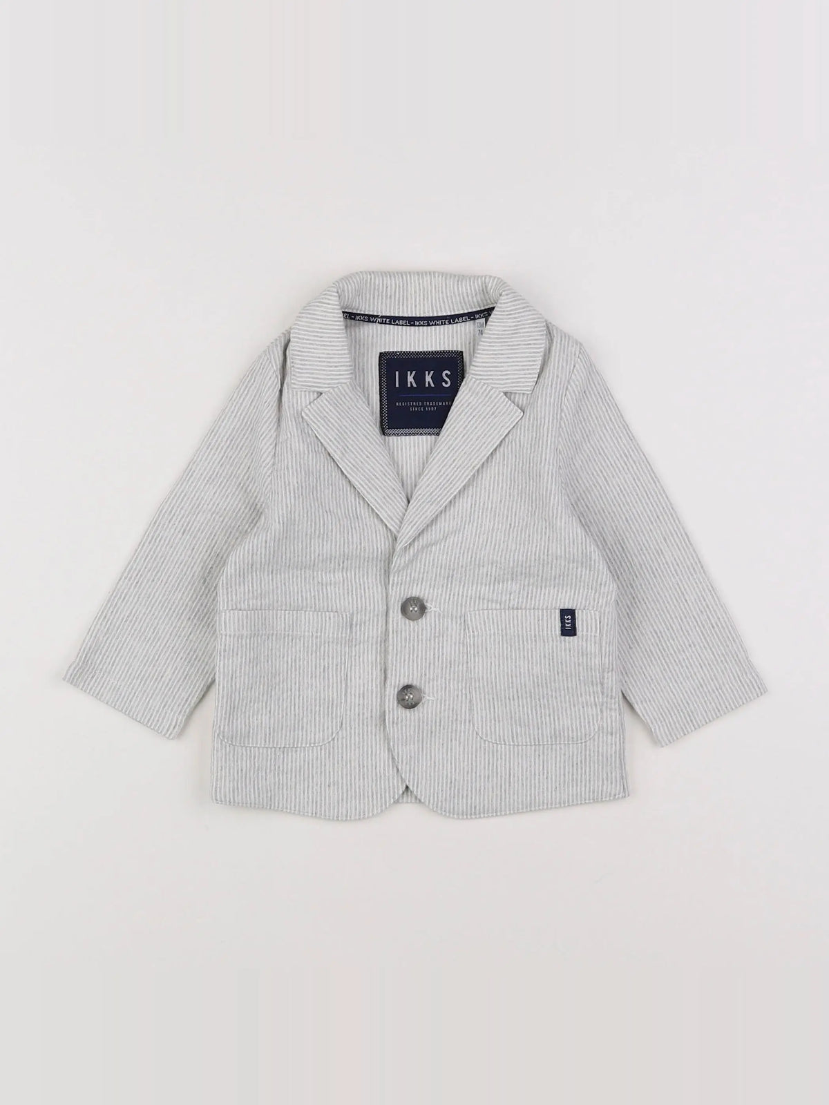 IKKS - gilet gris - 12 mois