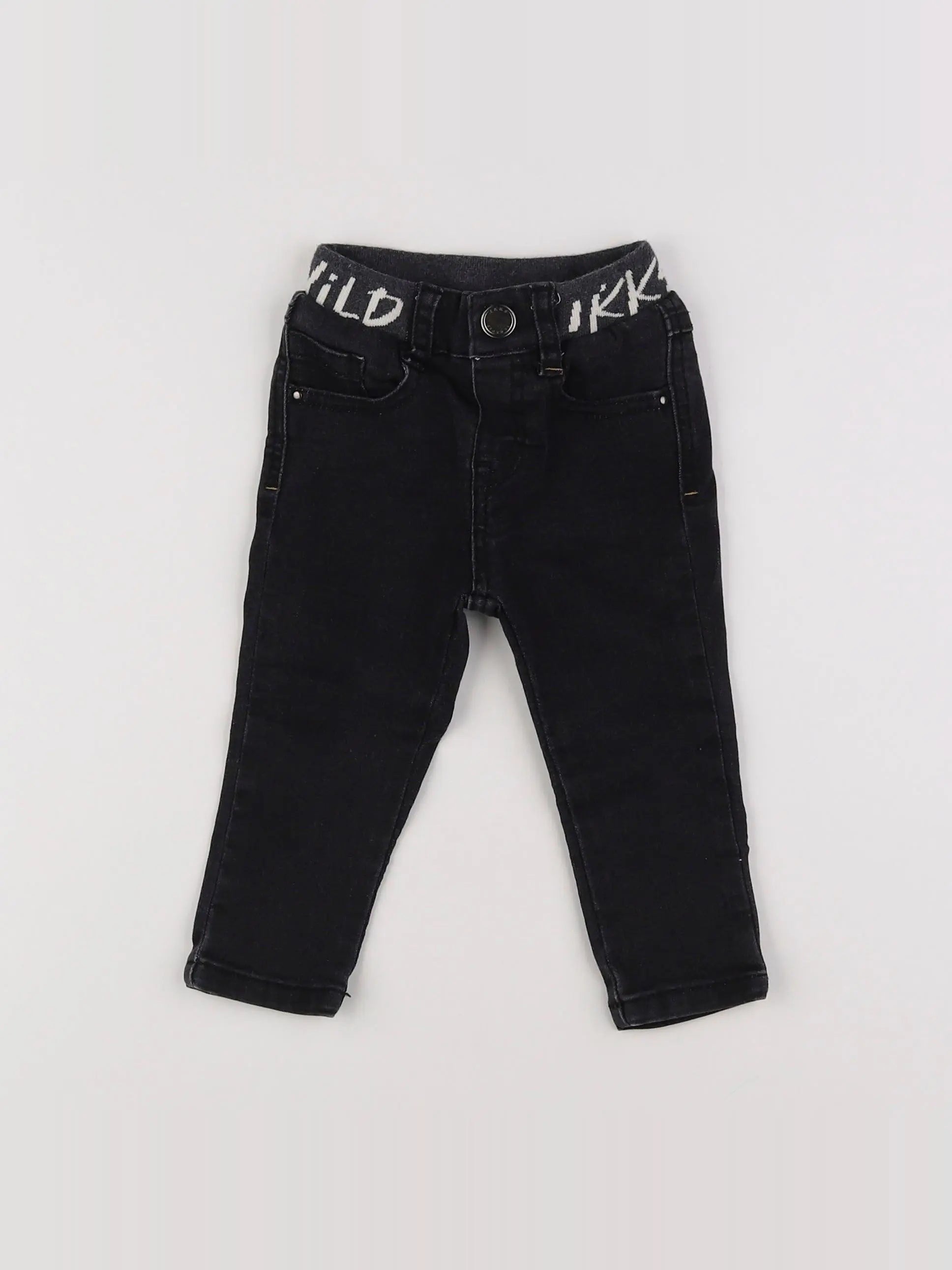 IKKS - jean noir - 6 mois