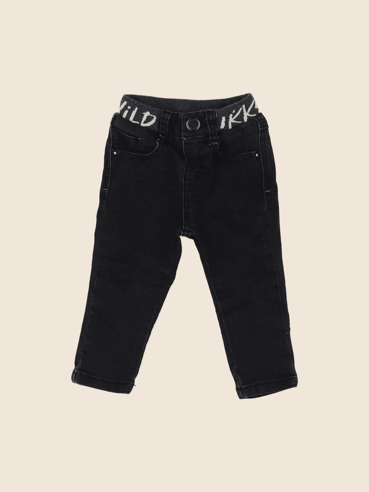 IKKS - jean noir - 6 mois