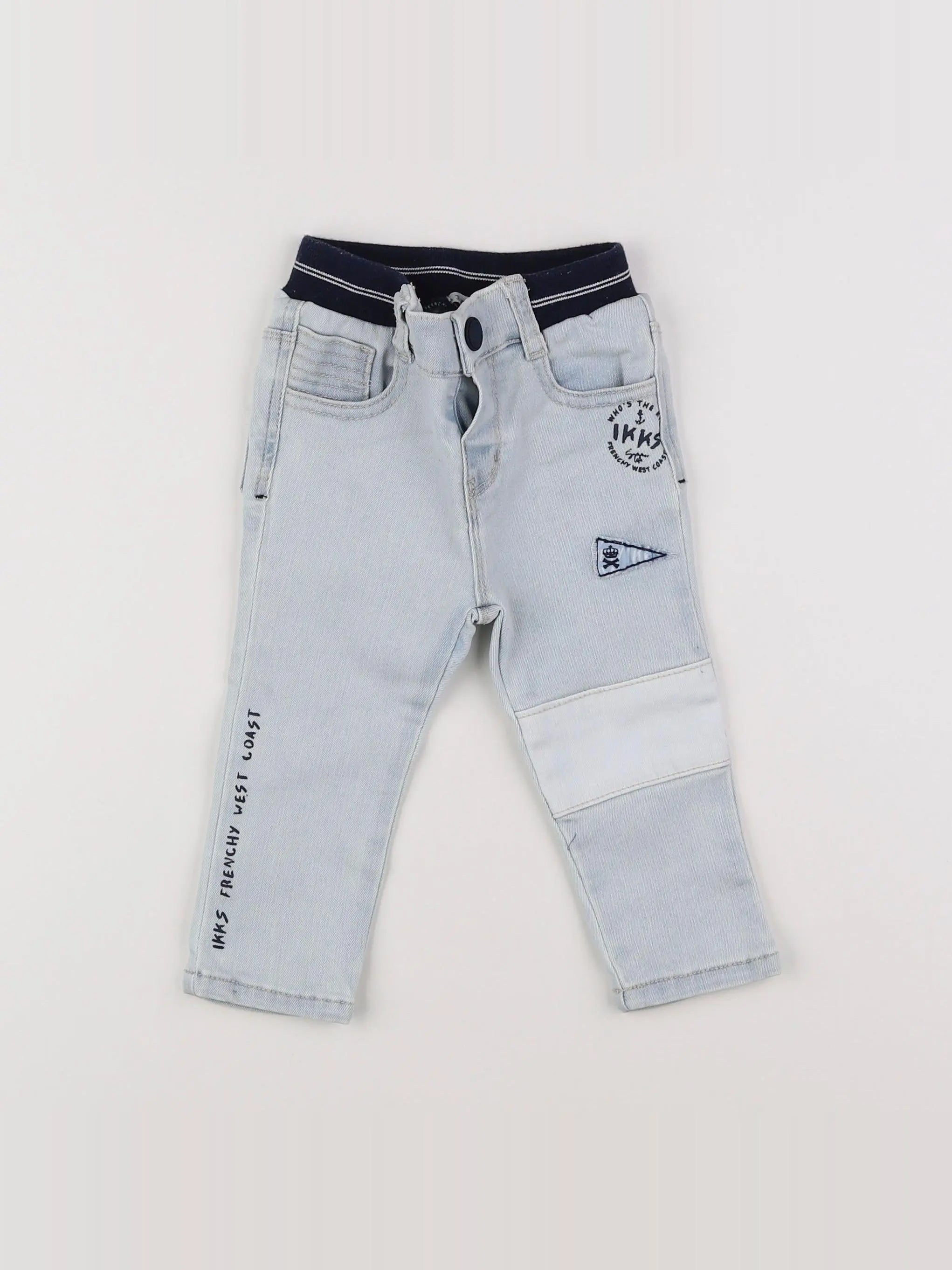 IKKS - jean bleu - 12 mois