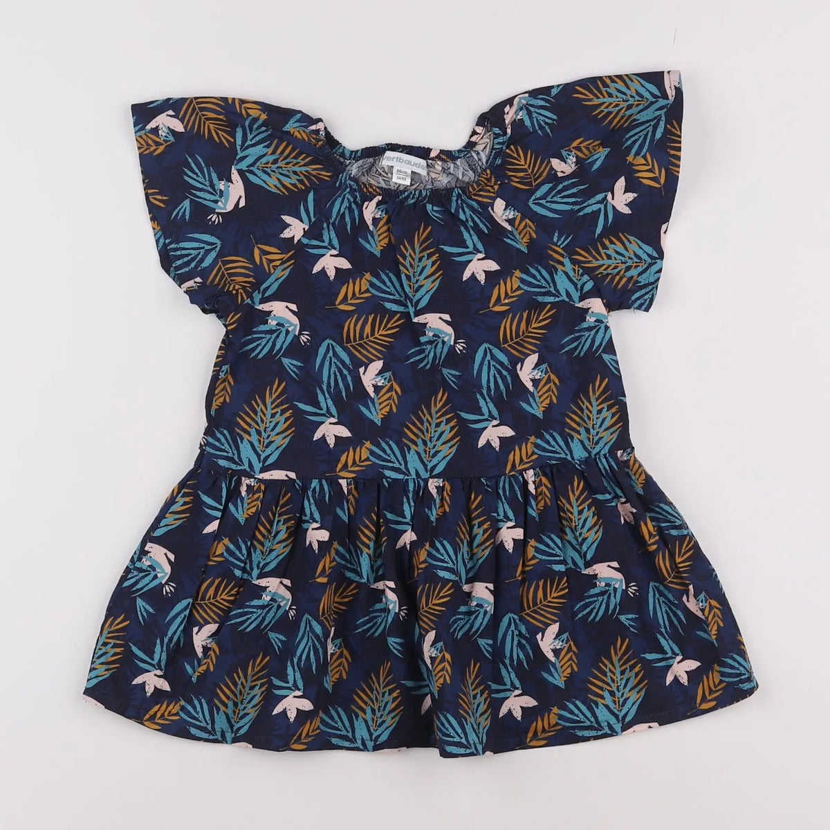 Vertbaudet - robe bleu - 2 ans