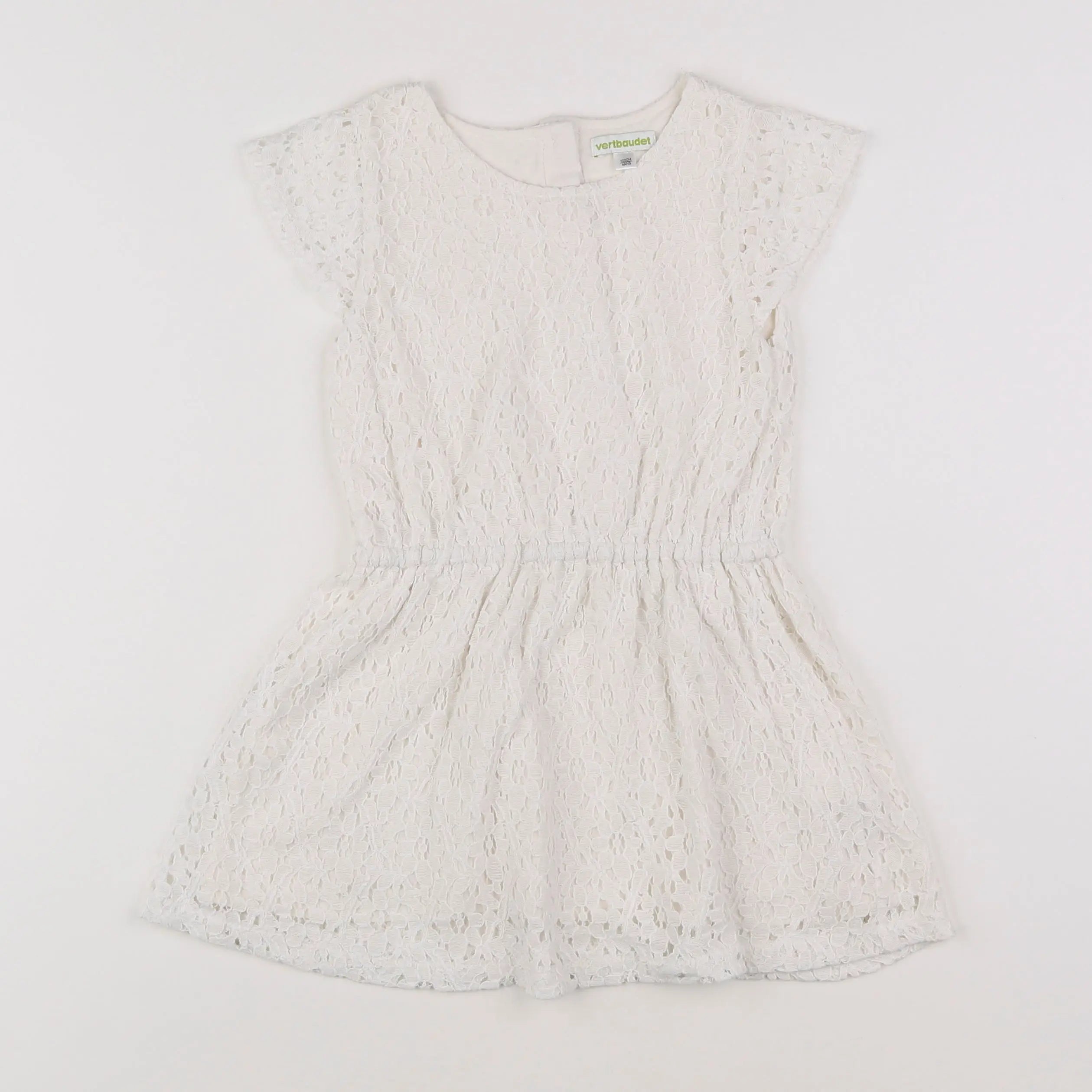Vertbaudet - robe blanc - 4 ans