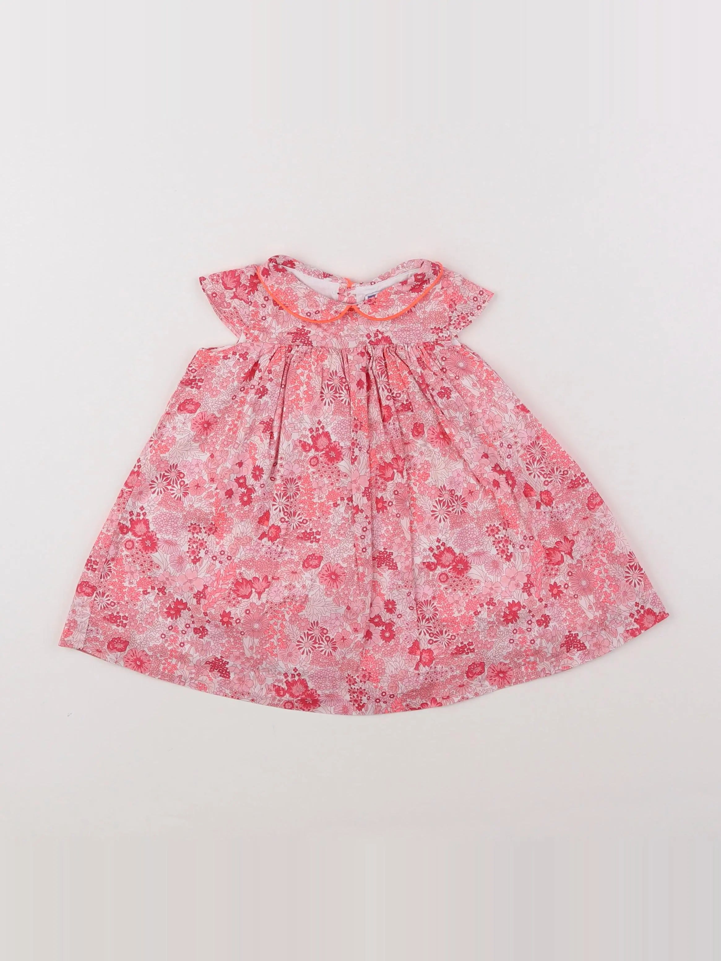 Jacadi - robe liberty rose - 6 mois