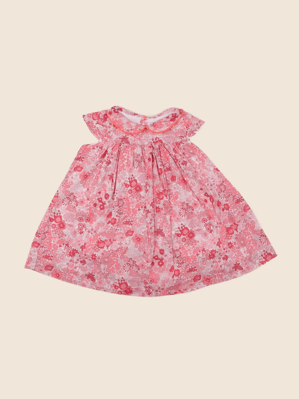 Jacadi - robe liberty rose - 6 mois