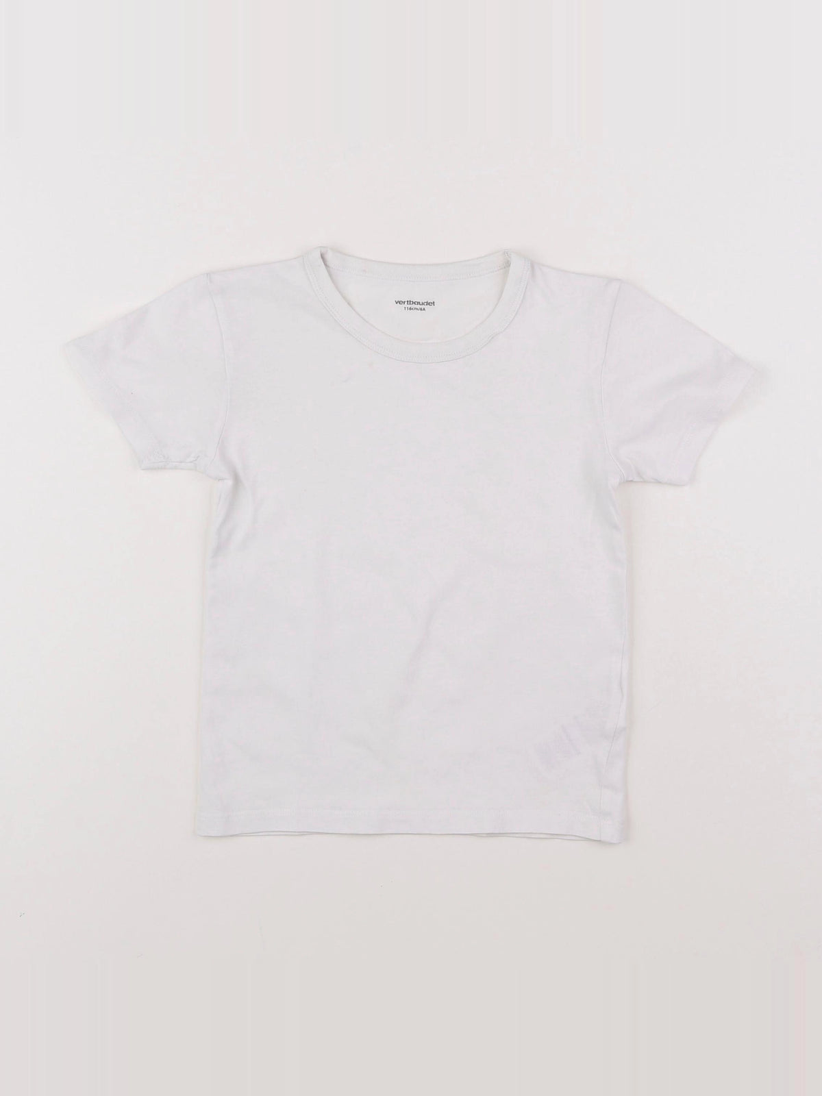 Vertbaudet - maillot de corps blanc - 6 ans