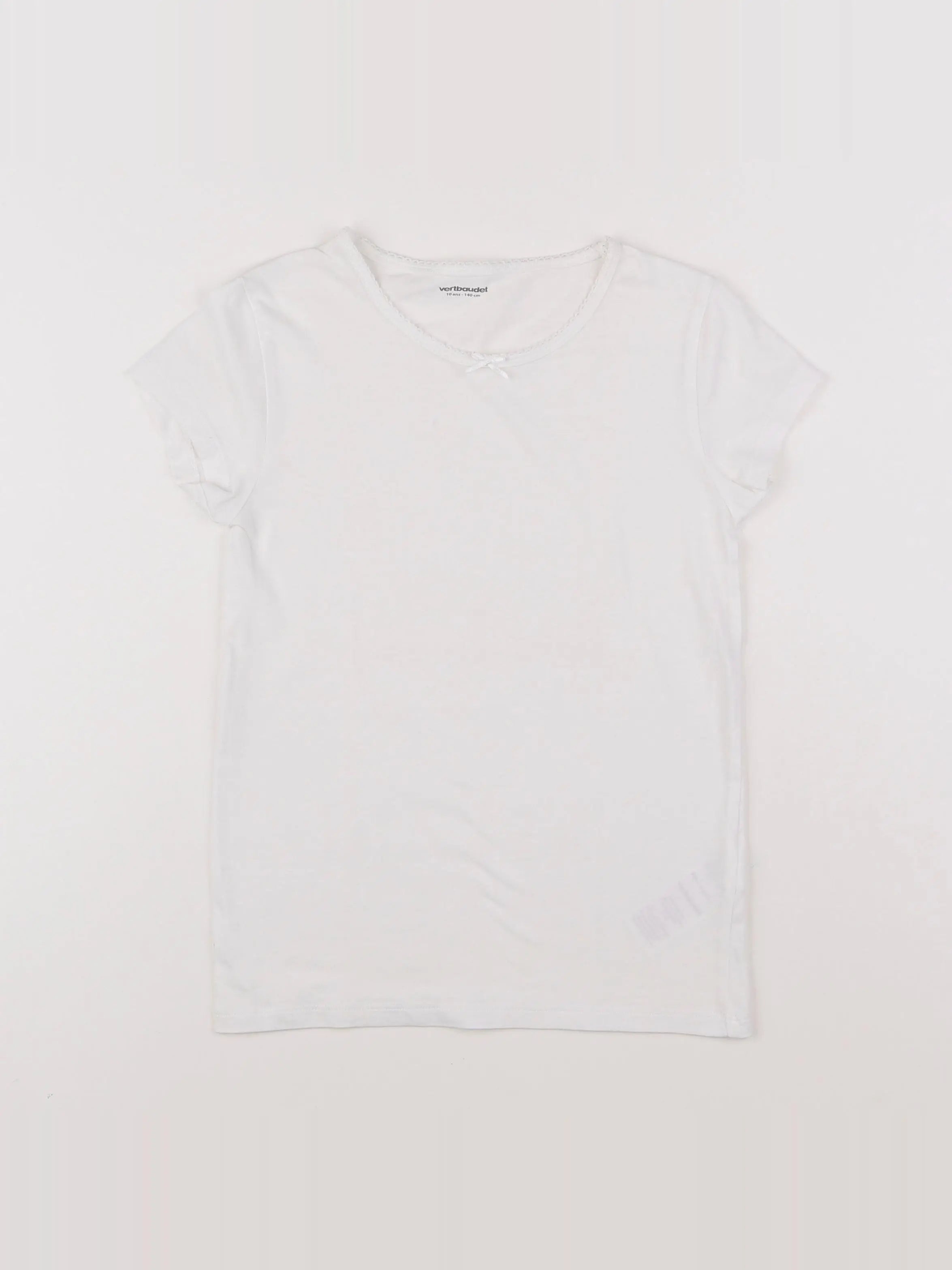 Vertbaudet - maillot de corps blanc - 10 ans