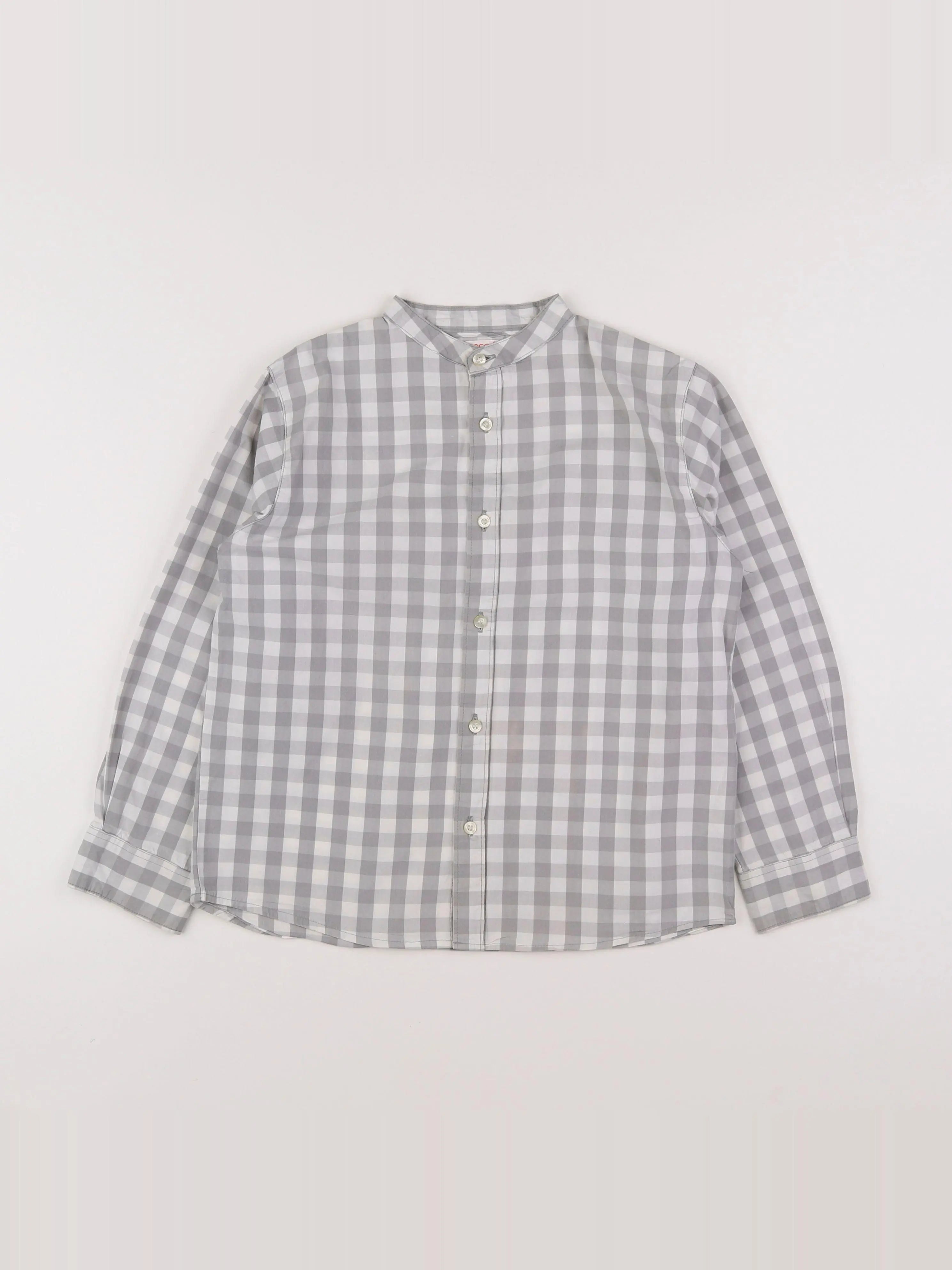 Gocco - chemise gris - 7/8 ans