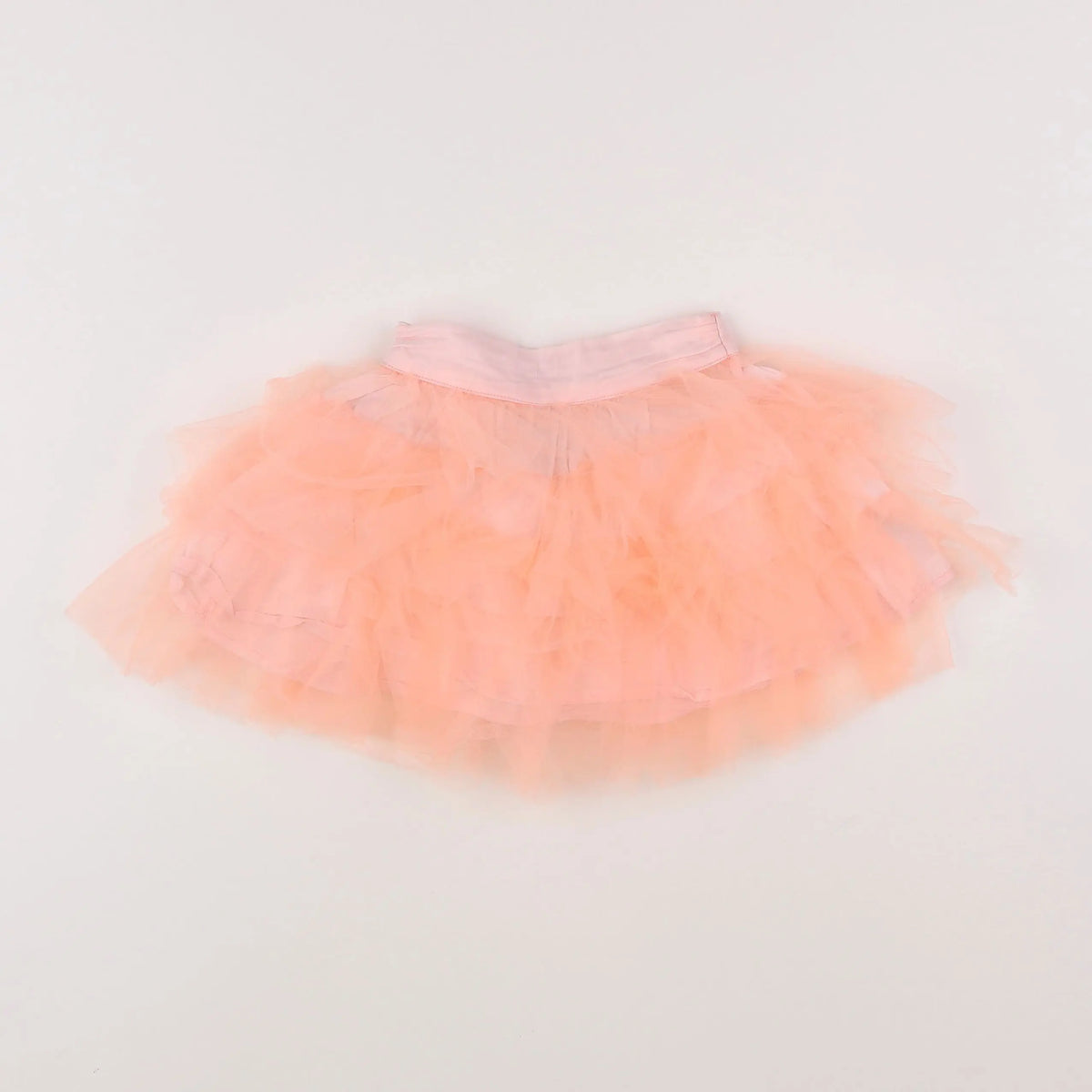 Vertbaudet - jupe orange - 12 mois