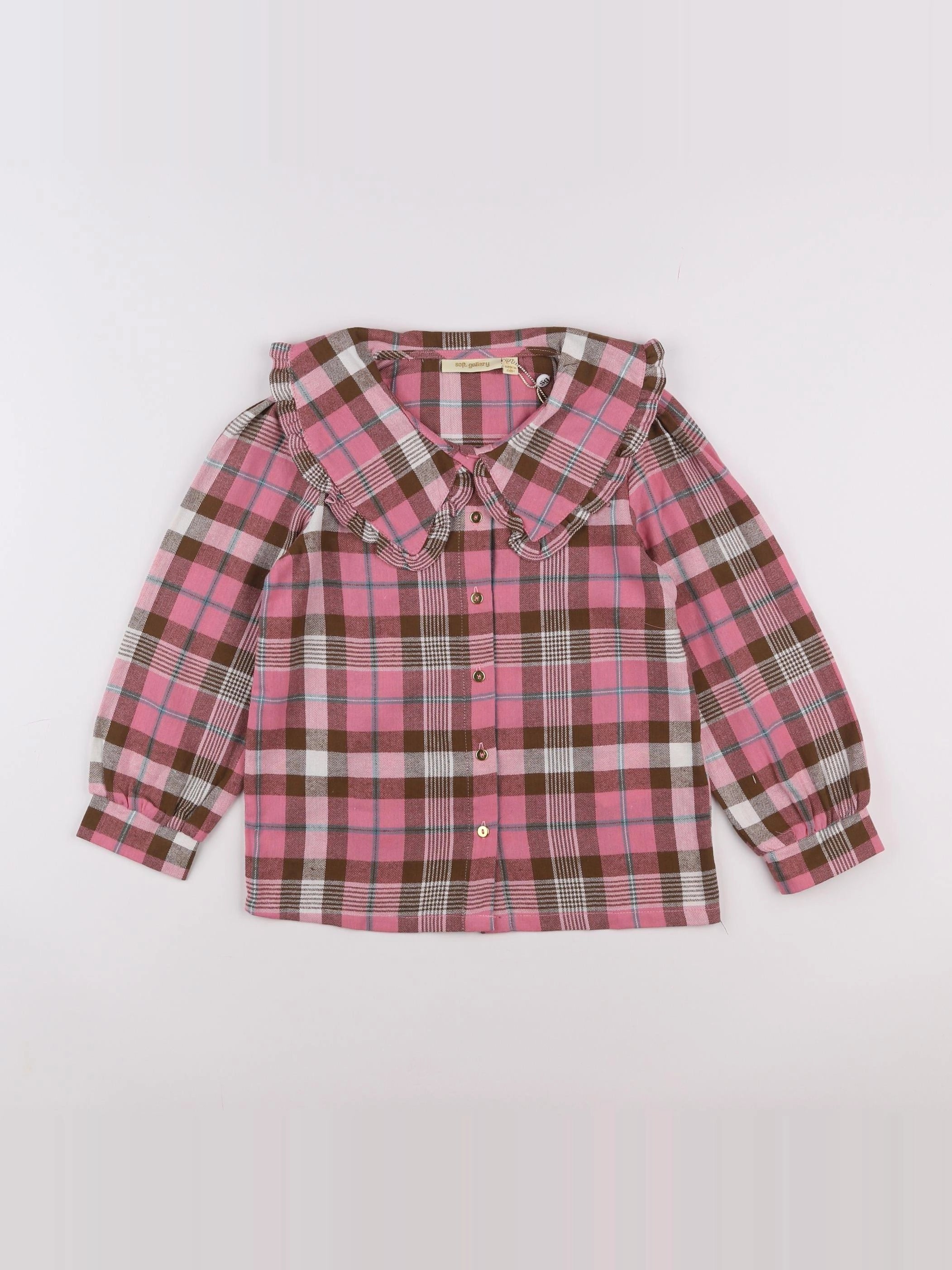 Soft Gallery - blouse rose - 8 ans