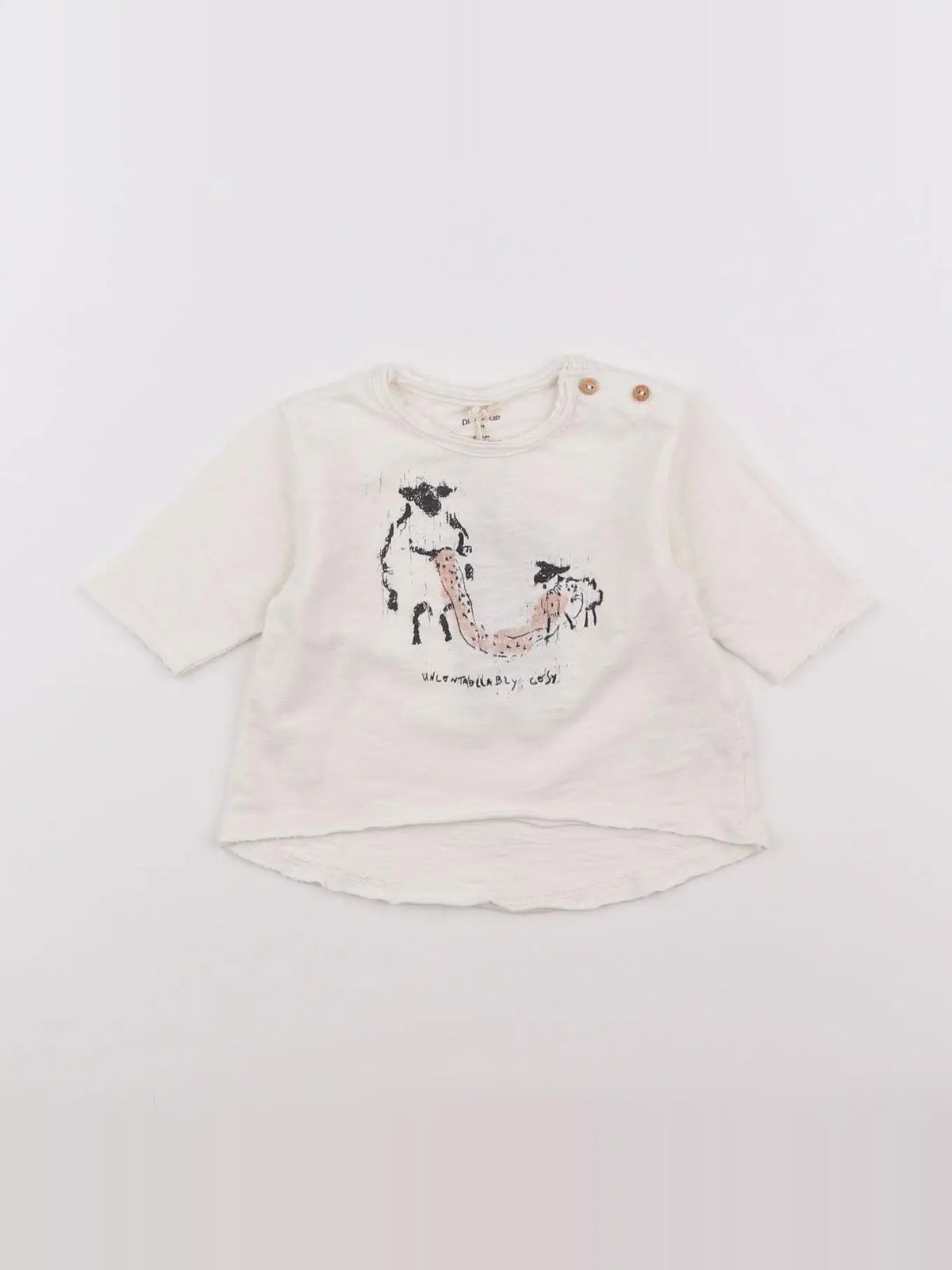 Play Up - tee-shirt beige - 3 mois